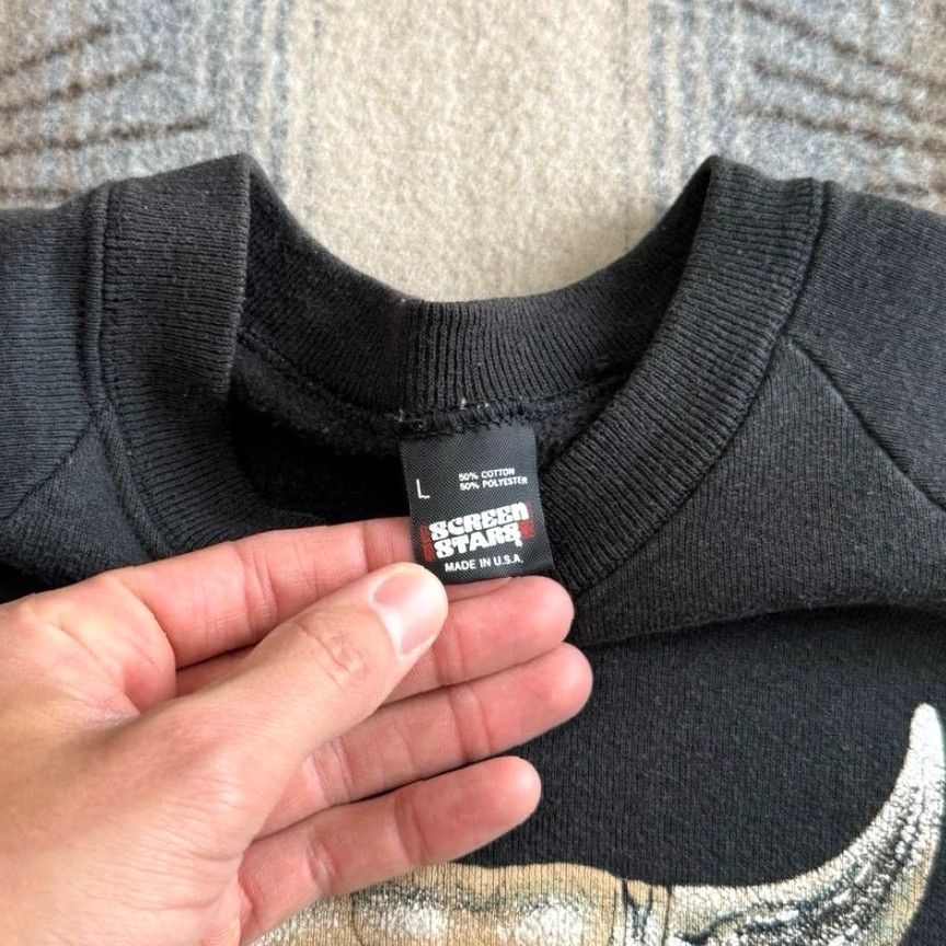 Vintage VINTAGE 90s Arizona Aztec Animal Nature Crewneck Sweatshirt Size S USA Made Sweatshirt Crew Neck Mens Black US Size US S / EU 44-46 / 1 - 3 Thumbnail