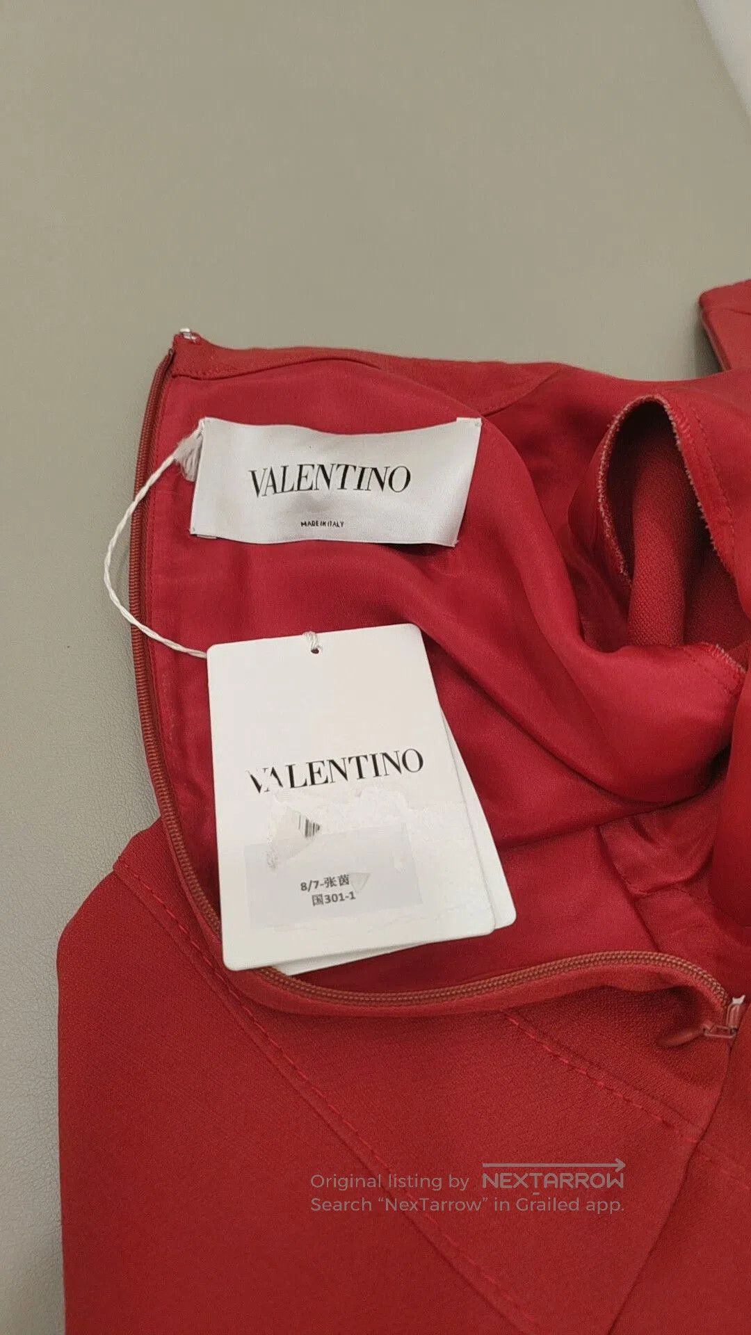 Valentino Valentino Red Midi Dress Size 44. Size US XL / EU 56 / 4 - 4 Thumbnail
