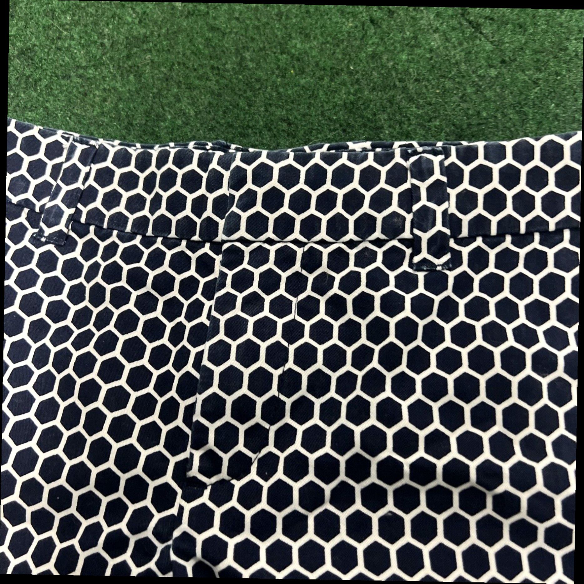 Tommy Hilfiger Tommy Hilfiger Women's Blue And White Gingham Shorts Size 4 Size 27" / US 4 / IT 40 - 4 Thumbnail
