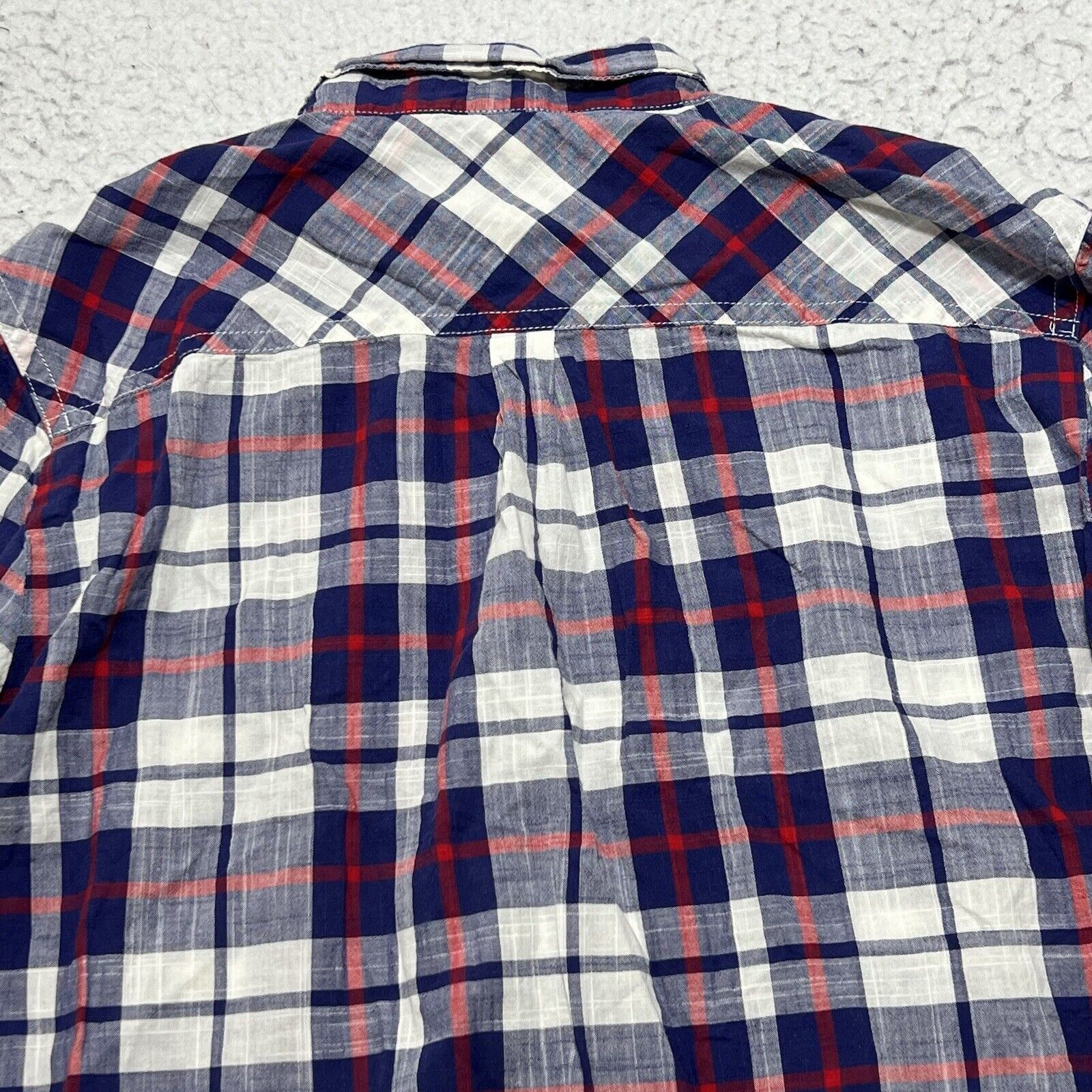 J.Crew J. Crew Boy Fit Plaid Gauze Button Flannel Long Sleeve Shirt Size M / US 6-8 / IT 42-44 - 11 Thumbnail
