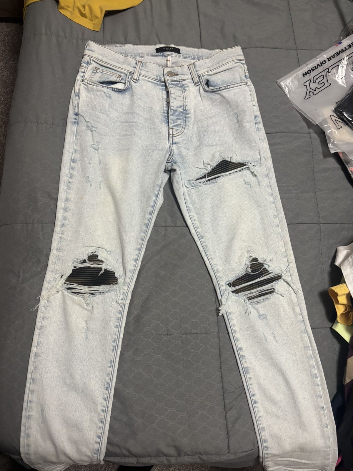 Amiri Amiri Mx1 Camo Jeans Size US 33 - 1 Thumbnail