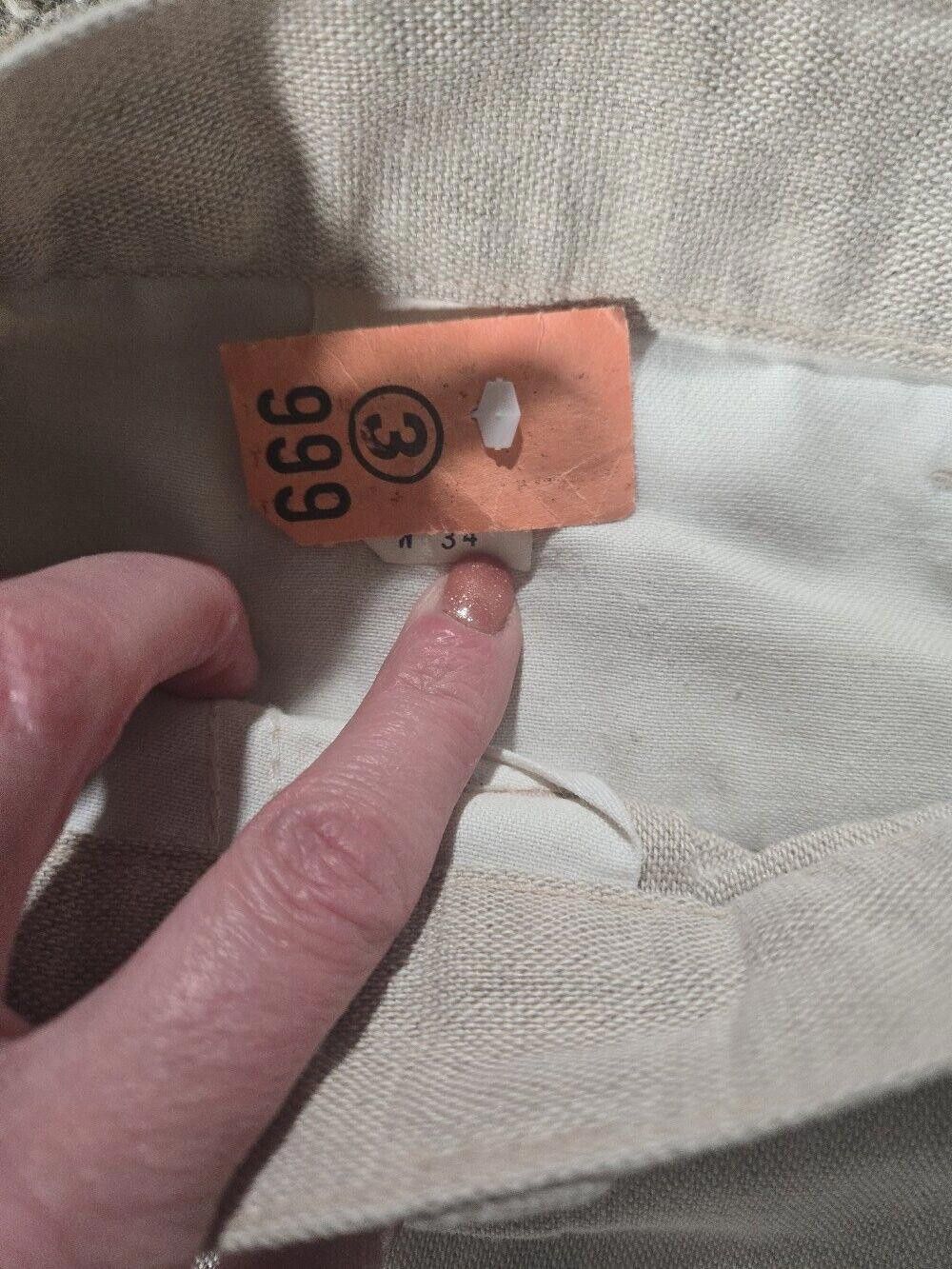 Dockers Tan Linen Blend Dockers Khakis Pleated Front Shorts 34 Size US 34 / EU 50 - 6 Thumbnail