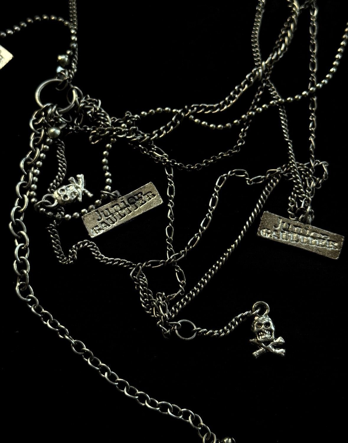 Jean Paul Gaultier Jean Paul Gaultier Junior Multi Chain Charm Necklace 1990 Size ONE SIZE - 5 Thumbnail