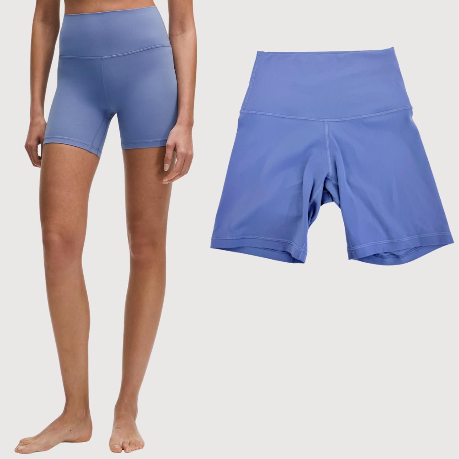 Lululemon Lululemon Align Shorts 6" High Rise Prep Blue 2 Size 26" / US 2 / IT 38 - 1 Thumbnail