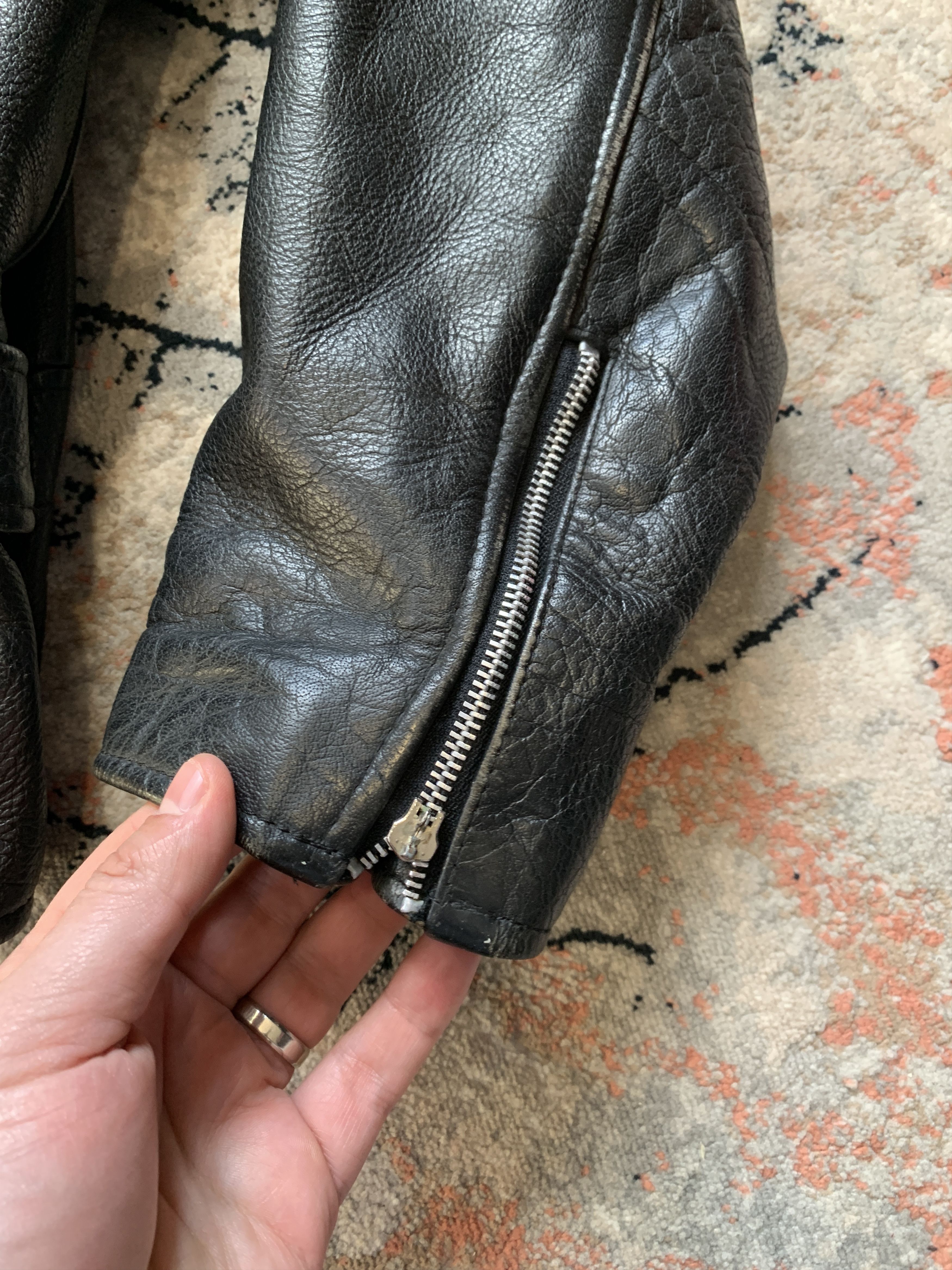 Vintage Vintage SHIC SKINN Moto Biker Leather Jacket Size US XXL / EU 58 / 5 - 6 Thumbnail