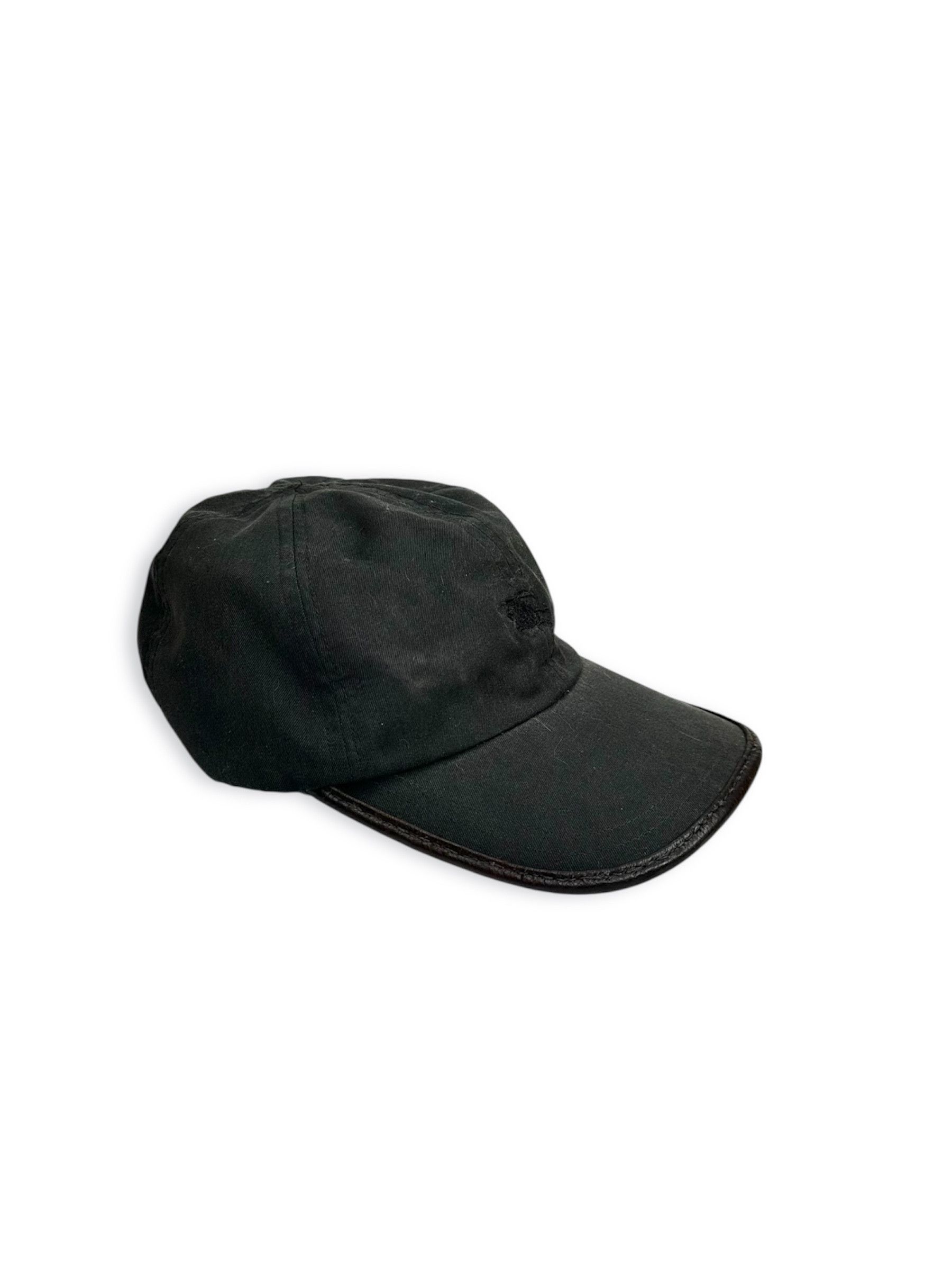 Burberry Burberry checkered inside leather visor vintage cap Size ONE SIZE - 2 Thumbnail
