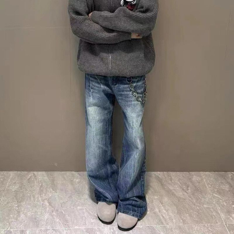 Japanese Brand × Jean Vintage Lightning Burst Blue Jeans Size US 30 / EU 46 - 3 Thumbnail