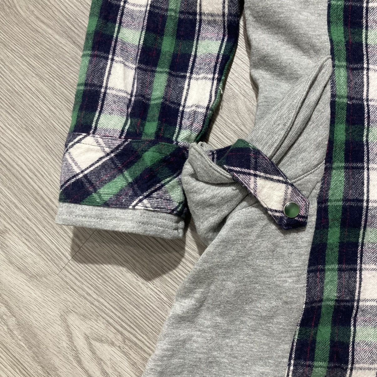 Angel Blue 2000s Angel Blue Flanel Hoodie Plaid ButtonUp Lgb Punk Style Size US XS / EU 42 / 0 - 9 Thumbnail