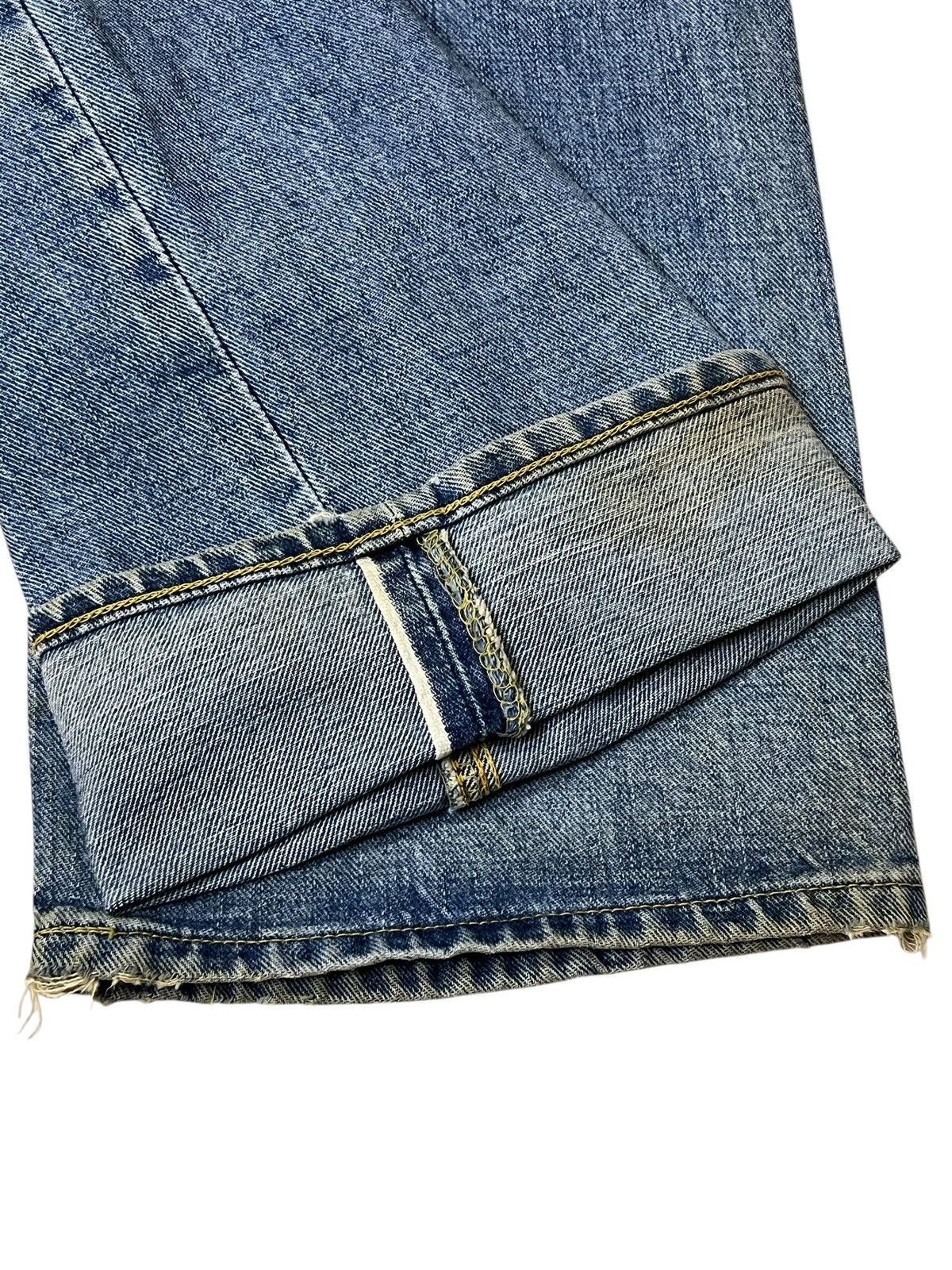 Japanese Brand Vintage LEE RIDERS repro 50s dirty half selvedge jeans Size US 29 - 14 Thumbnail