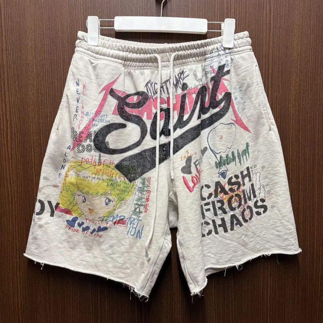 Saint Michael Saint Michael Cut Off Short Sweat Pants Size US 30 / EU 46 - 1 Thumbnail