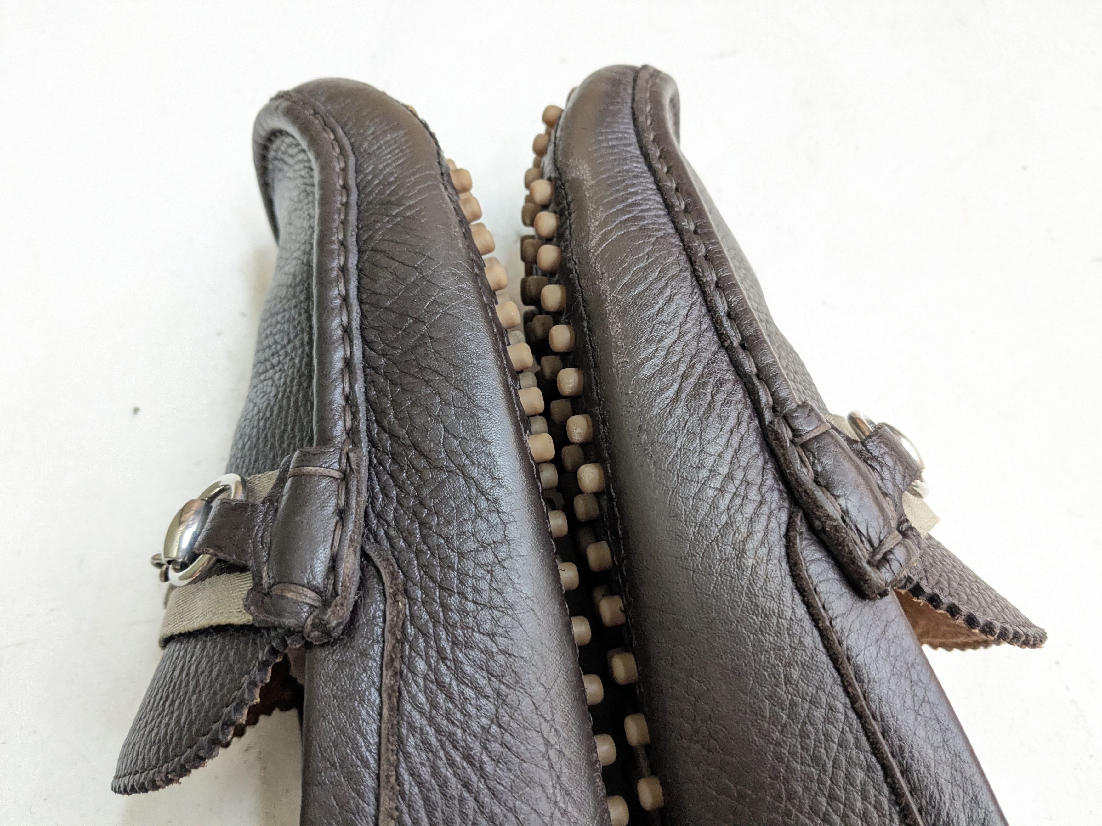 Gucci Gucci Horsebit Driving Loafers Brown 11 Leather Snaffle Size US 11 / EU 44 - 5 Thumbnail