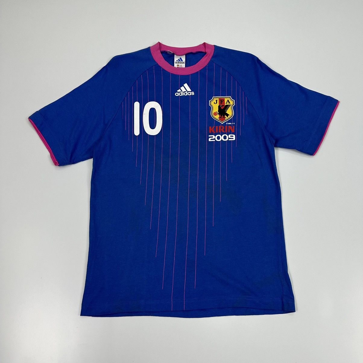 Adidas Japan Football Association Number 10 Nakamura Shirt A674 Size US S / EU 44-46 / 1 - 1 Thumbnail