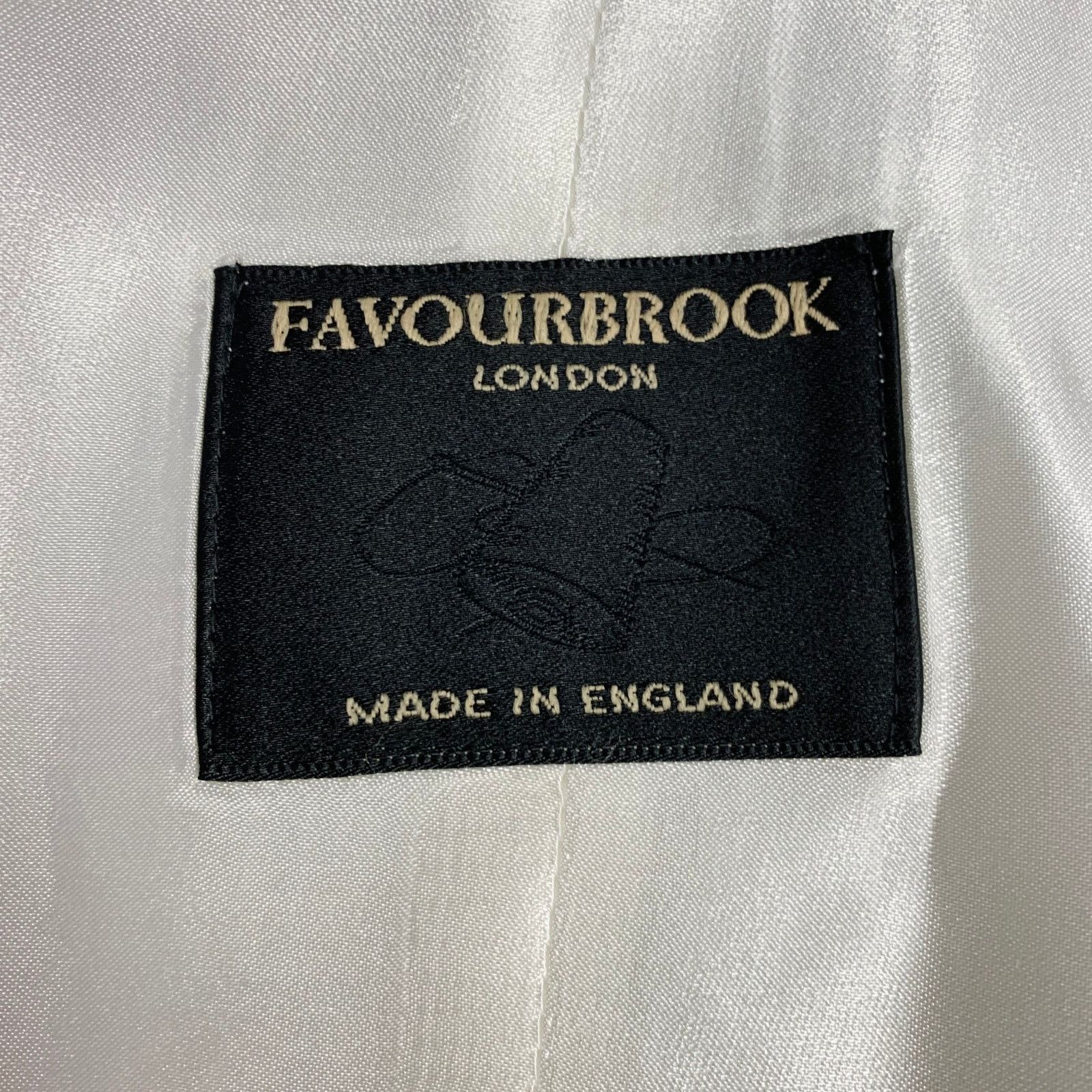 Other FAVOURBROOK 46 Beige Navy Dots Silk Classic Notch Lapel Vest Size US L / EU 52-54 / 3 - 7 Thumbnail