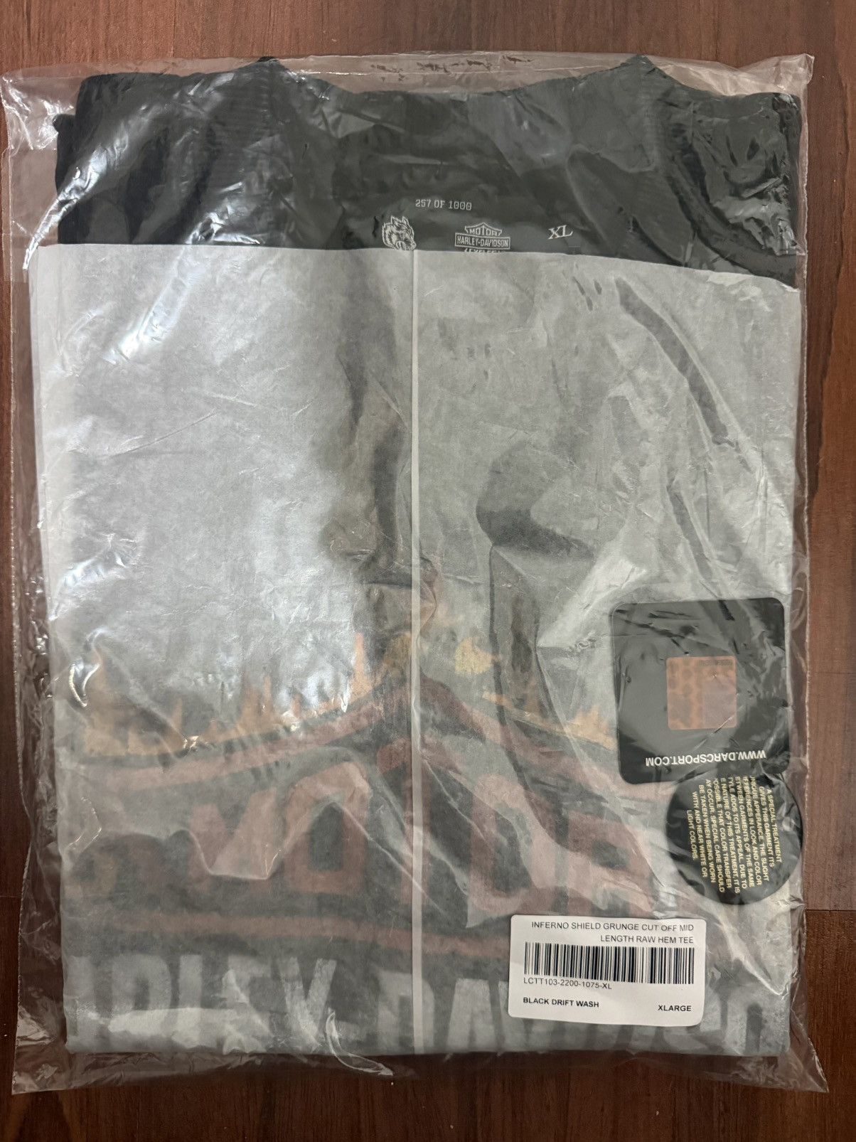 Darc Sport DARC SPORT X HARLEY DAVIDSON MID LENGTH CUT OFF SHIRT - XL Size US XL / EU 56 / 4 - 7 Thumbnail