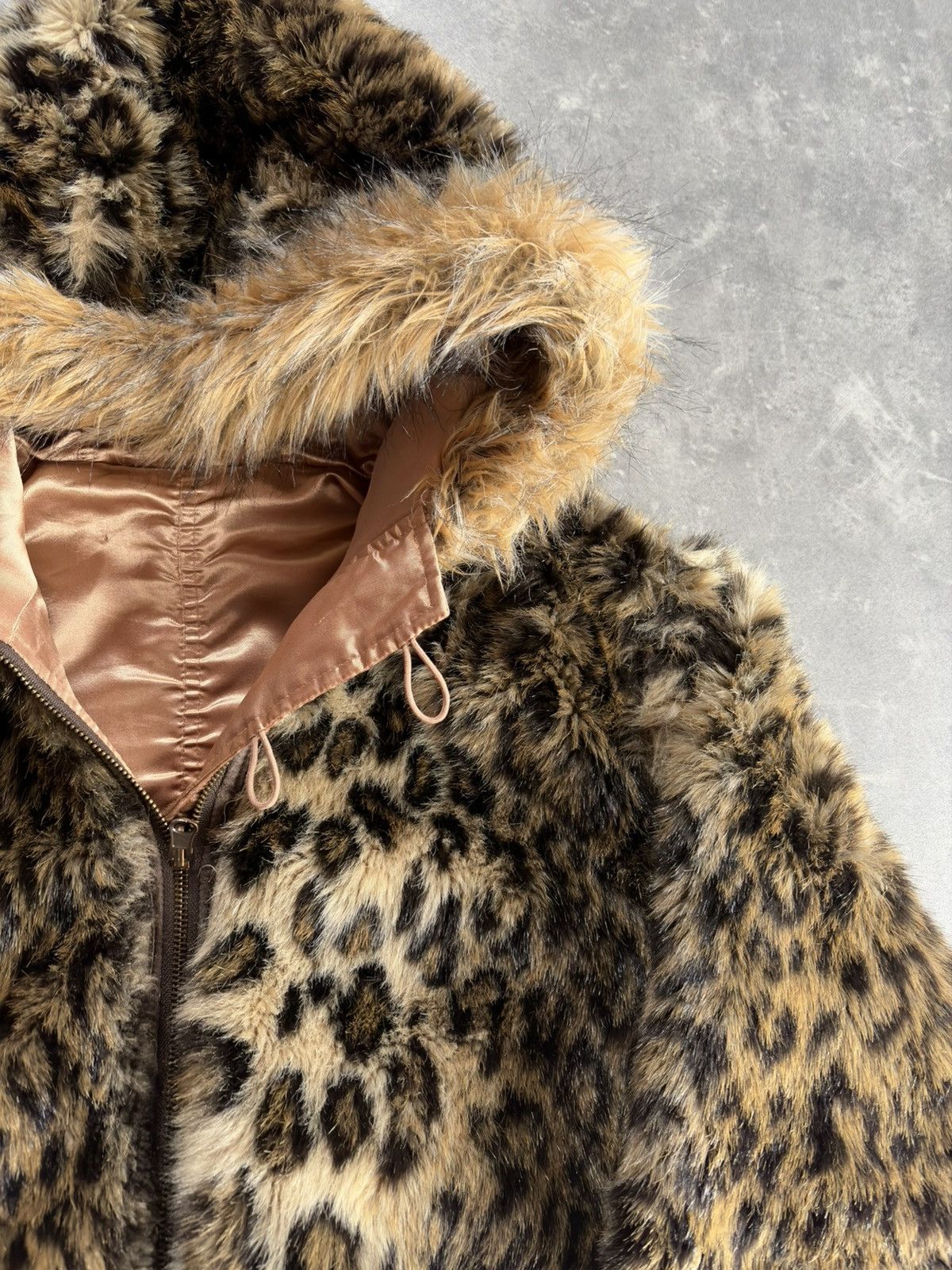 Ecko Unltd. Ecko Unltd. Red Leopard Faux Fur Printed N-2B Bomber Jacket Size L / US 10 / IT 46 - 6 Thumbnail