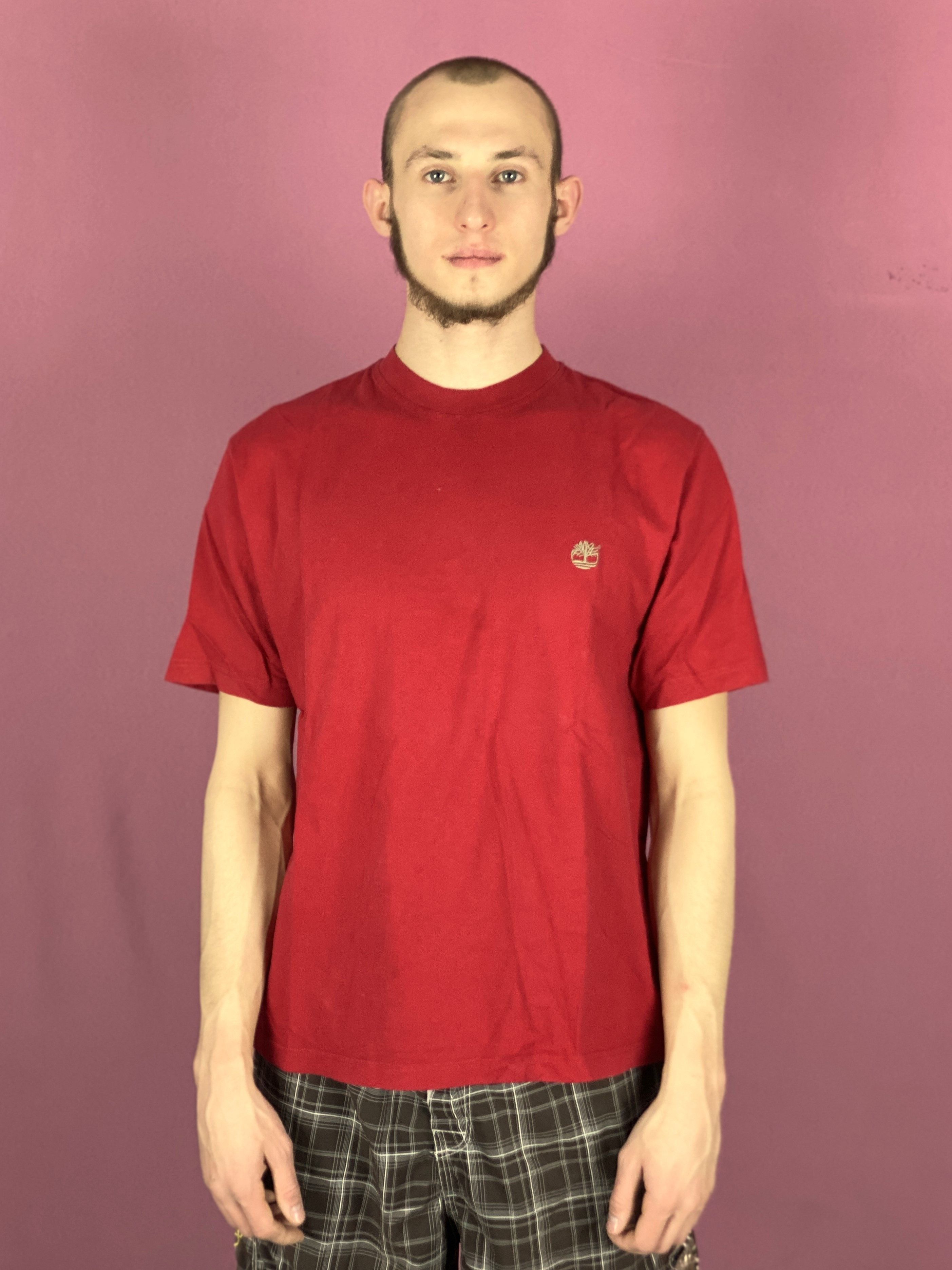 Timberland × Vintage Timberland Vintage Men's T-Shirt - L Size US L / EU 52-54 / 3 - 1 Thumbnail