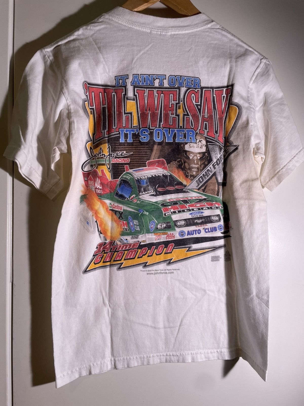 Vintage 2000’s Y2K VTG Vintage John Force 14 NASCAR Race Car Shirt Size US S / EU 44-46 / 1 - 1 Thumbnail