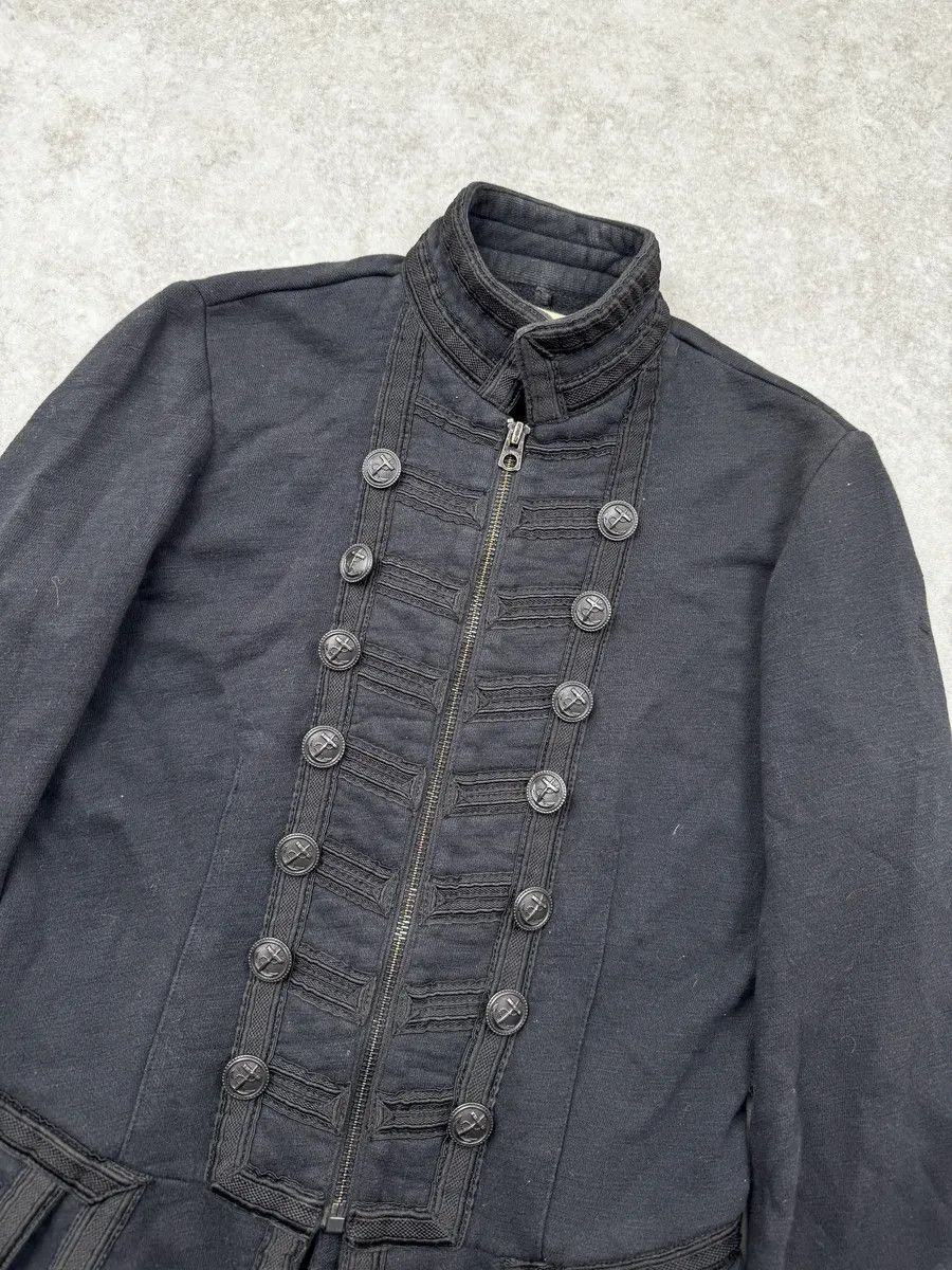 Polo Ralph Lauren 2010s Ralph Lauren Black Avant-Garde Officer Jacket Size S / US 4 / IT 40 - 5 Thumbnail