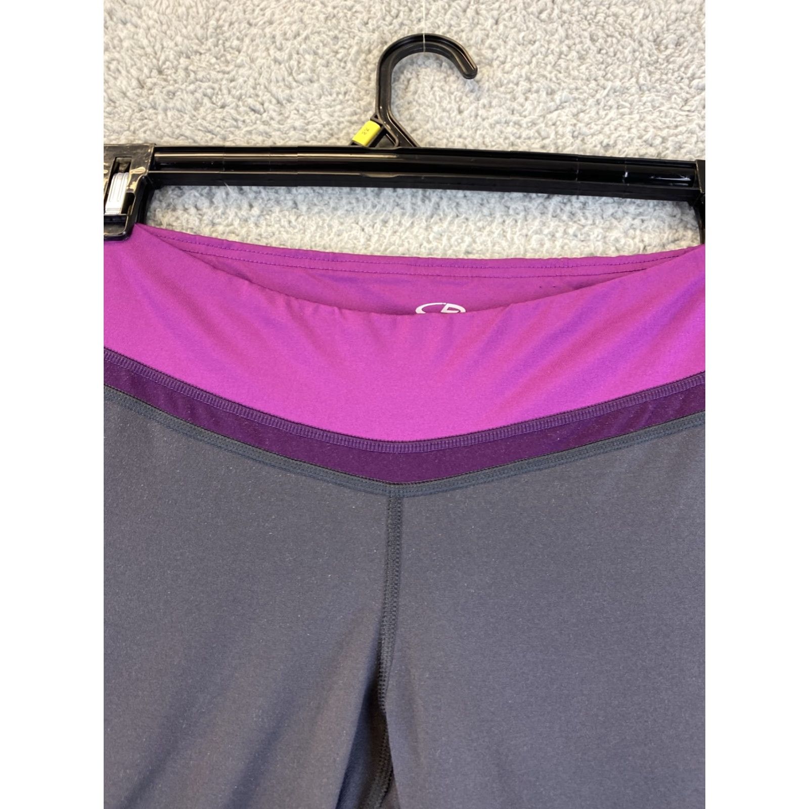 Champion Champion Leggings Women M Gray Workout Athletic Yoga Cropped Ladies 59-23 Size 32" / US 10 / IT 46 - 2 Thumbnail