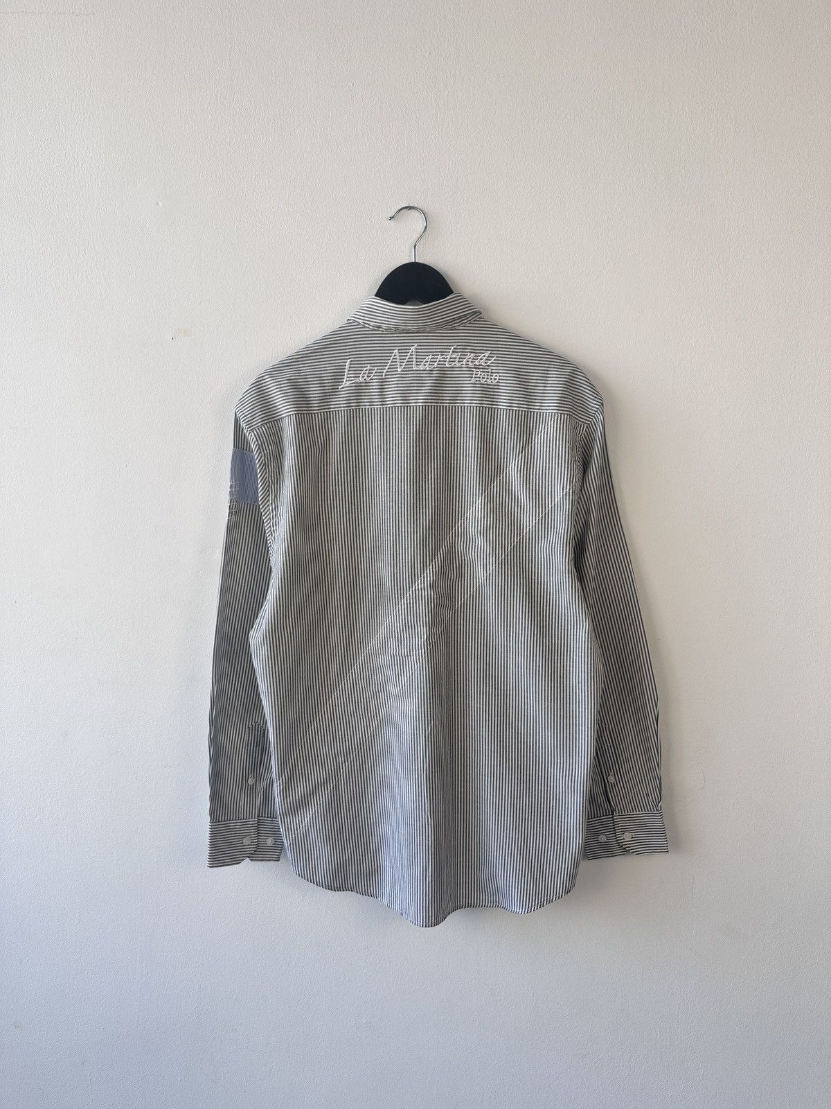 La Martina La Martina Buenos Aires Polo Shirt XXL Striped Multi Patch Size US M / EU 48-50 / 2 - 4 Thumbnail