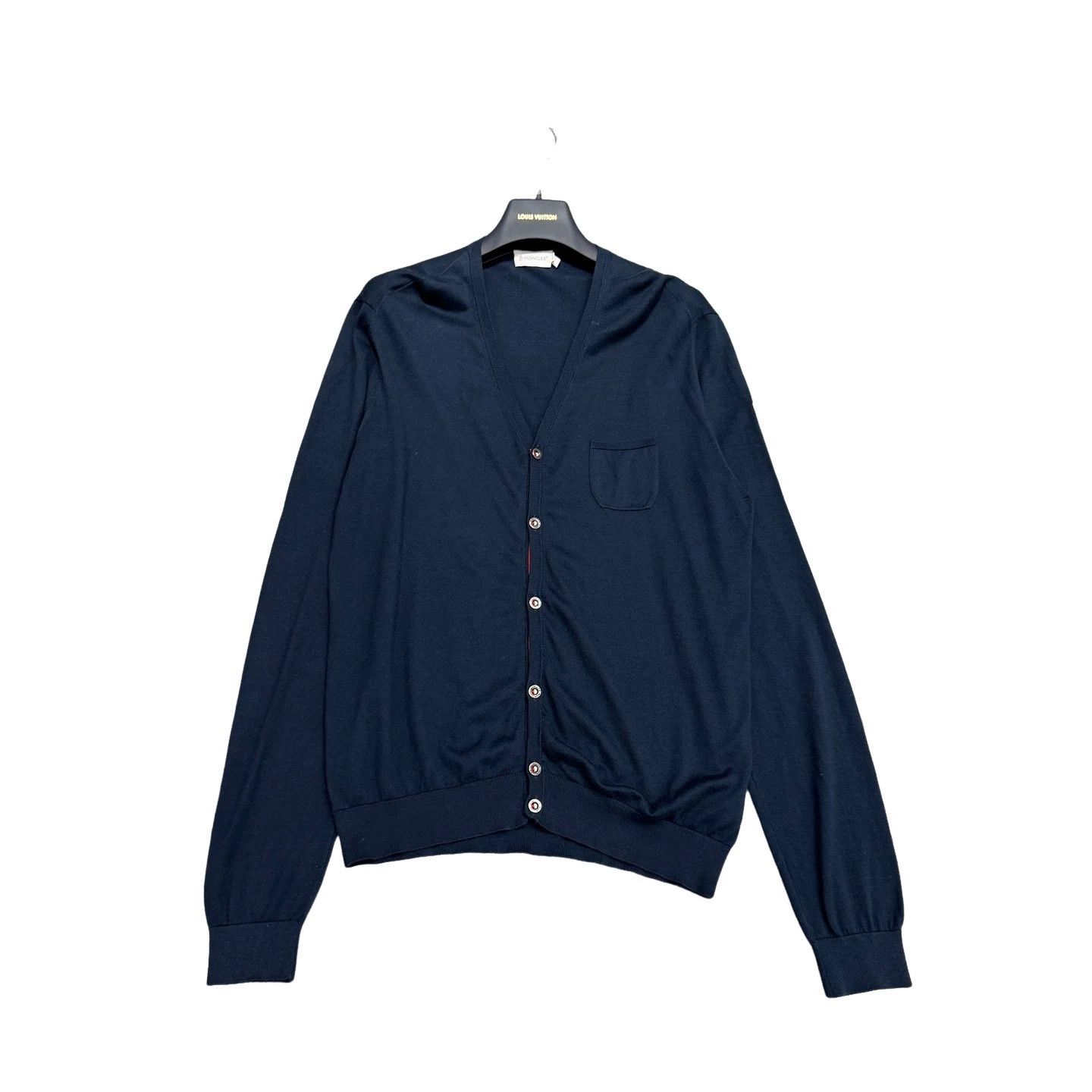 Moncler Moncler Cotton Tricot Cardigan Size L Size US L / EU 52-54 / 3 - 1 Thumbnail