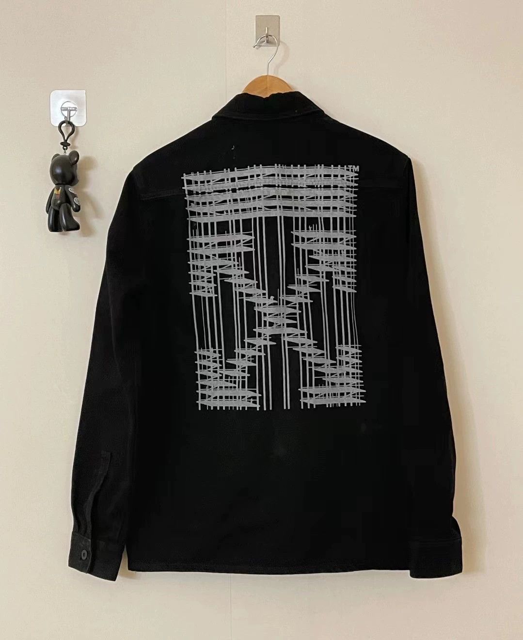 Saint Laurent Paris reflective black denim jacket for women Size ONE SIZE - 1 Thumbnail