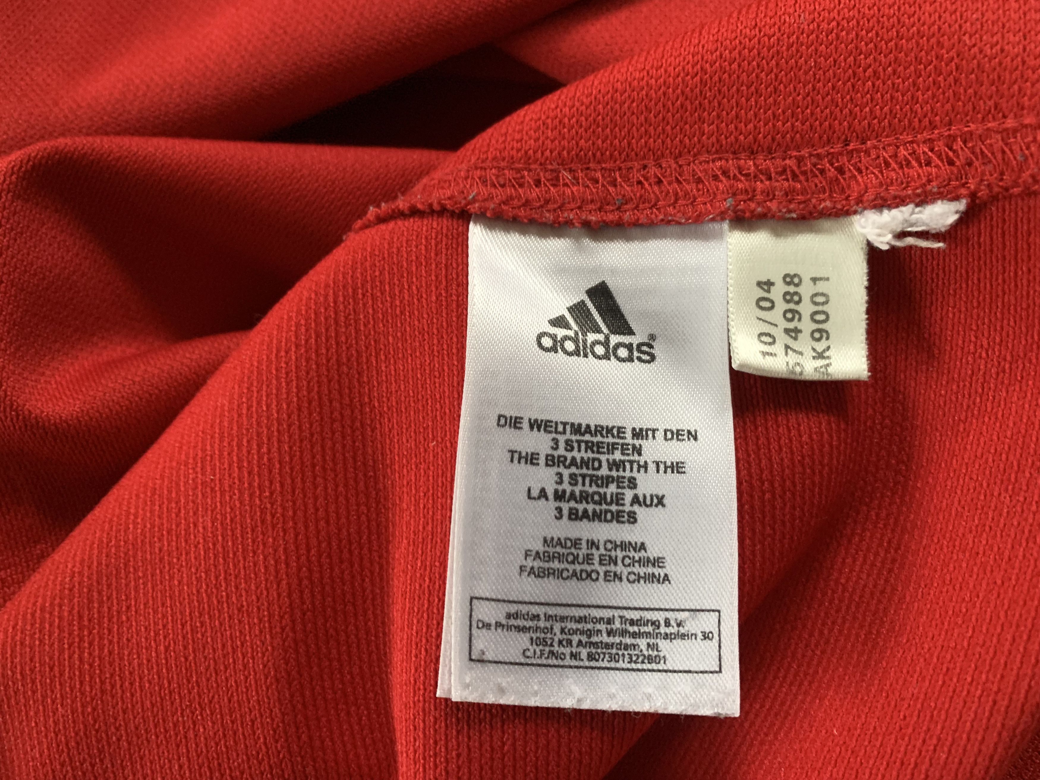 Adidas Adidas Men's Vintage New Zealand Rugby Jersey World Cup WRU Size US M / EU 48-50 / 2 - 10 Thumbnail