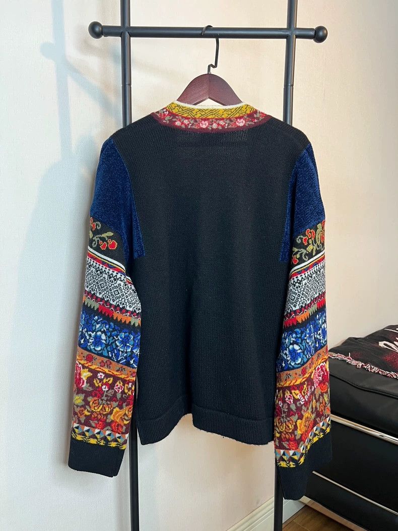 Kenzo KENZO Shoutu bathrobe-style ethnic wool cardigan coat Size M / US 6-8 / IT 42-44 - 8 Thumbnail