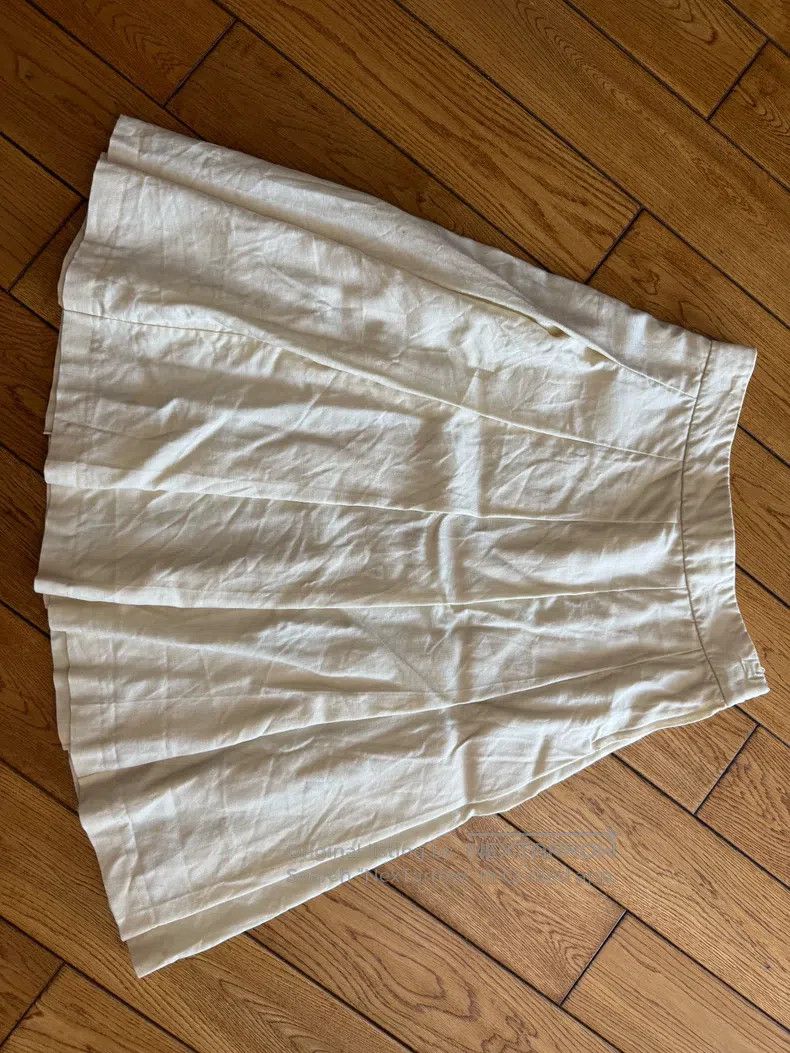 Other Comme Des Garcons size S White half skirt Size 23" - 2 Thumbnail