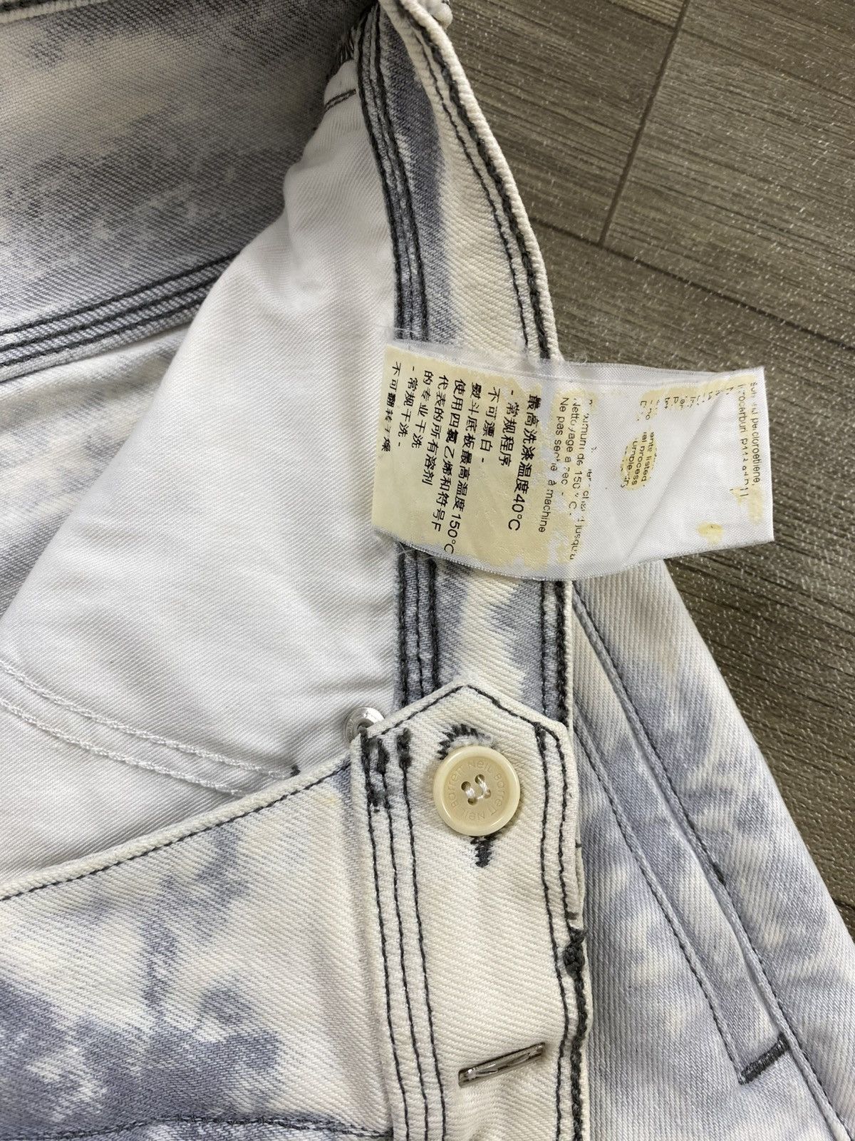 Neil Barrett Vintage Neil Barret Mud Max Punk Acid Wash Lgb Luxury Jeans Size US 30 / EU 46 - 10 Thumbnail