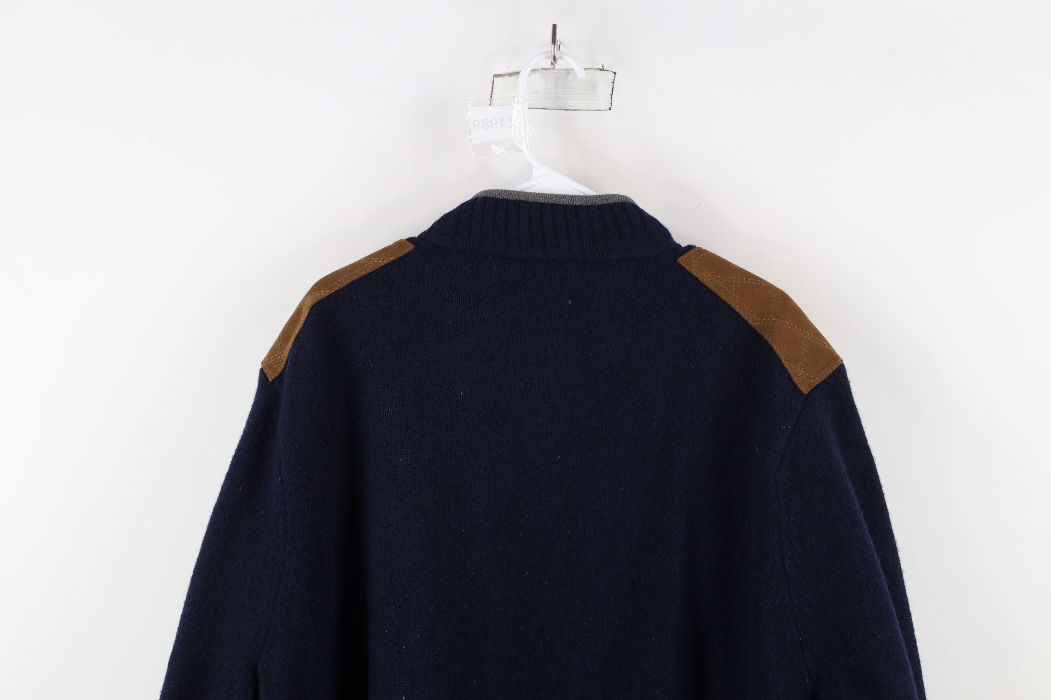 Duluth Trading Company × Vintage Duluth Trading Co Shetland Wool Full Zip Sweater Jacket Blue Size US XXL / EU 58 / 5 - 13 Thumbnail