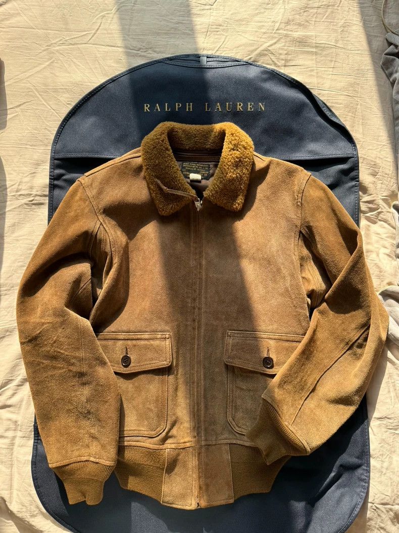 RRL Ralph Lauren RRL Ralph Lauren Limited edition G1 leather jacket Size US S / EU 44-46 / 1 - 1 Thumbnail
