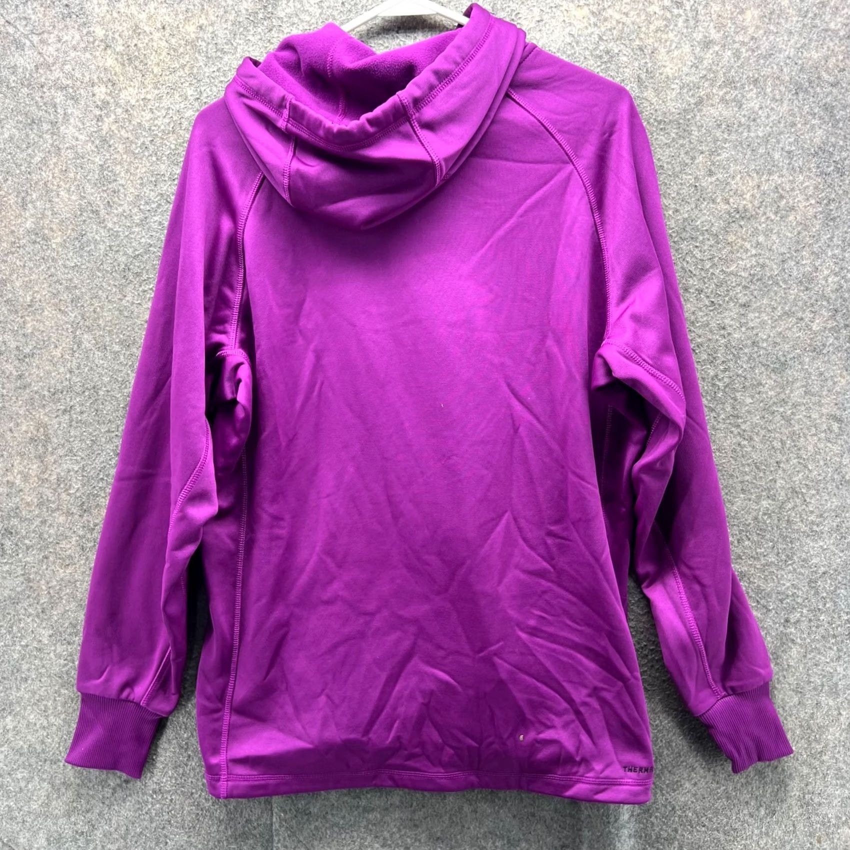 Nike Nike Hoodie Mens Large Purple Big Swoosh Pullover Fleece Therma Sweater Jacket Size US L / EU 52-54 / 3 - 2 Thumbnail