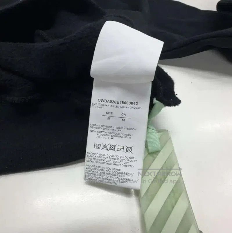 Off-White Off-White Black Cotton Sweatshirt for Women . Size M / US 6-8 / IT 42-44 - 3 Thumbnail