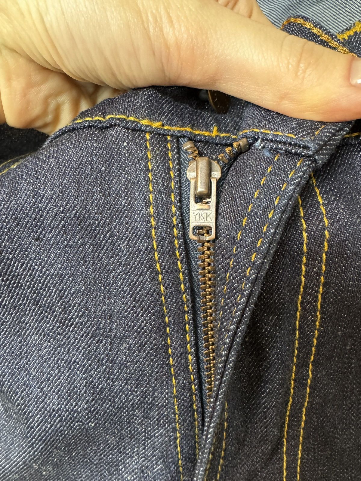 Nudie Jeans Nudie Jeans Thin Finn indigo blue stretch denim jeans Size US 31 - 9 Thumbnail
