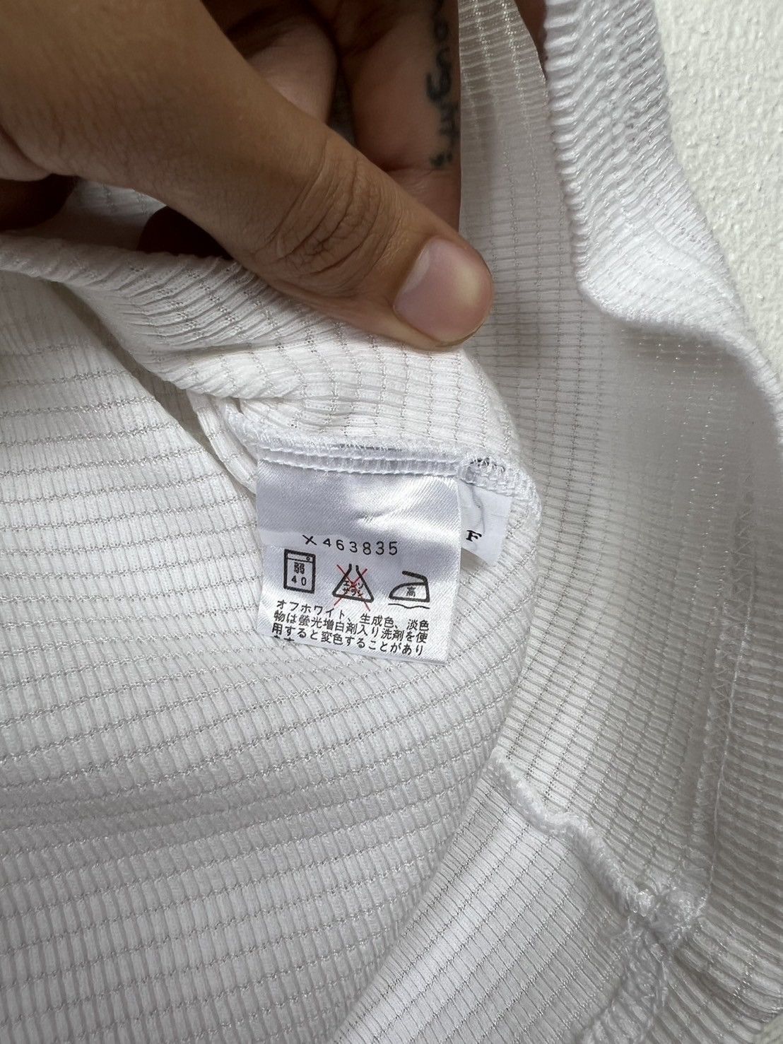Yohji Yamamoto A.A.R Yohji Yamamoto Knit Tshirt Size US S / EU 44-46 / 1 - 3 Thumbnail