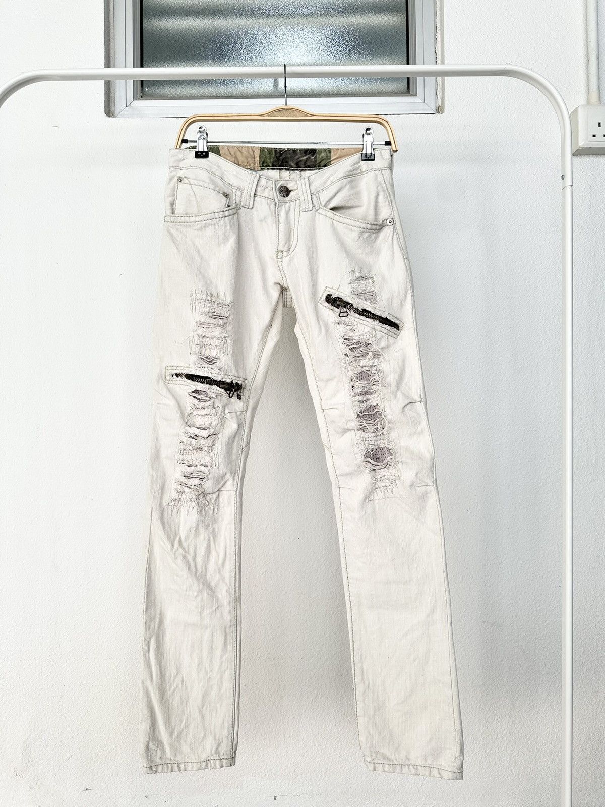 14th Addiction Y2k Solberry gothic j-rock distressed denim Size US 30 / EU 46 - 10 Thumbnail