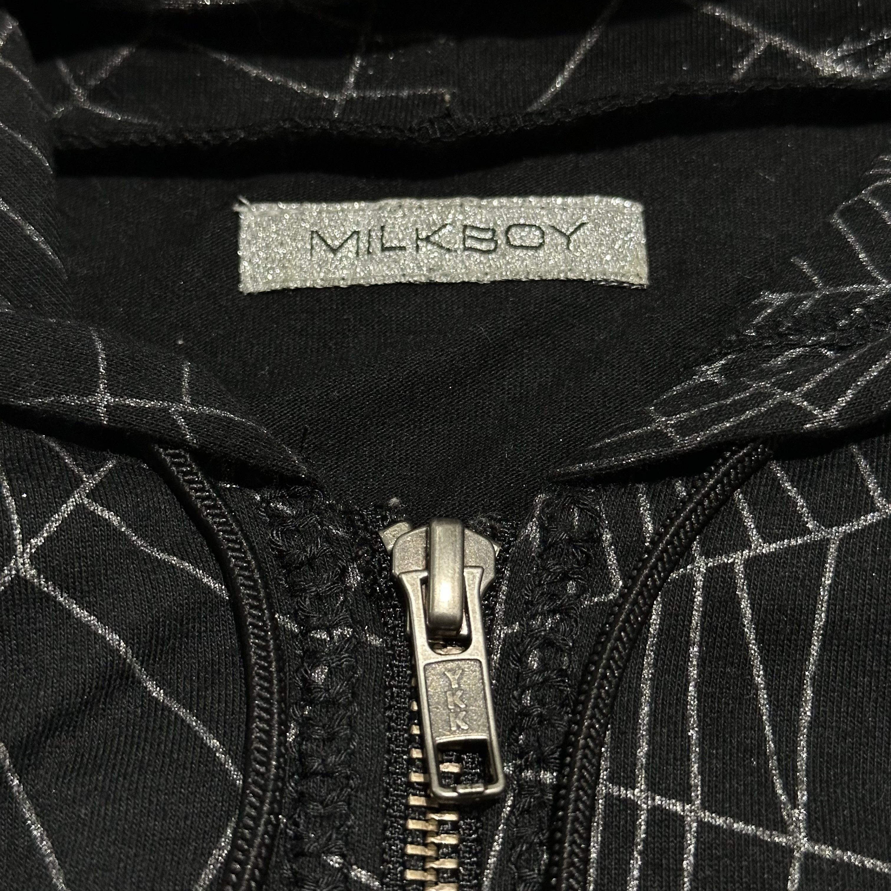 Japanese Brand Milk Boy Spiderweb Hoodie Size US M / EU 48-50 / 2 - 3 Thumbnail