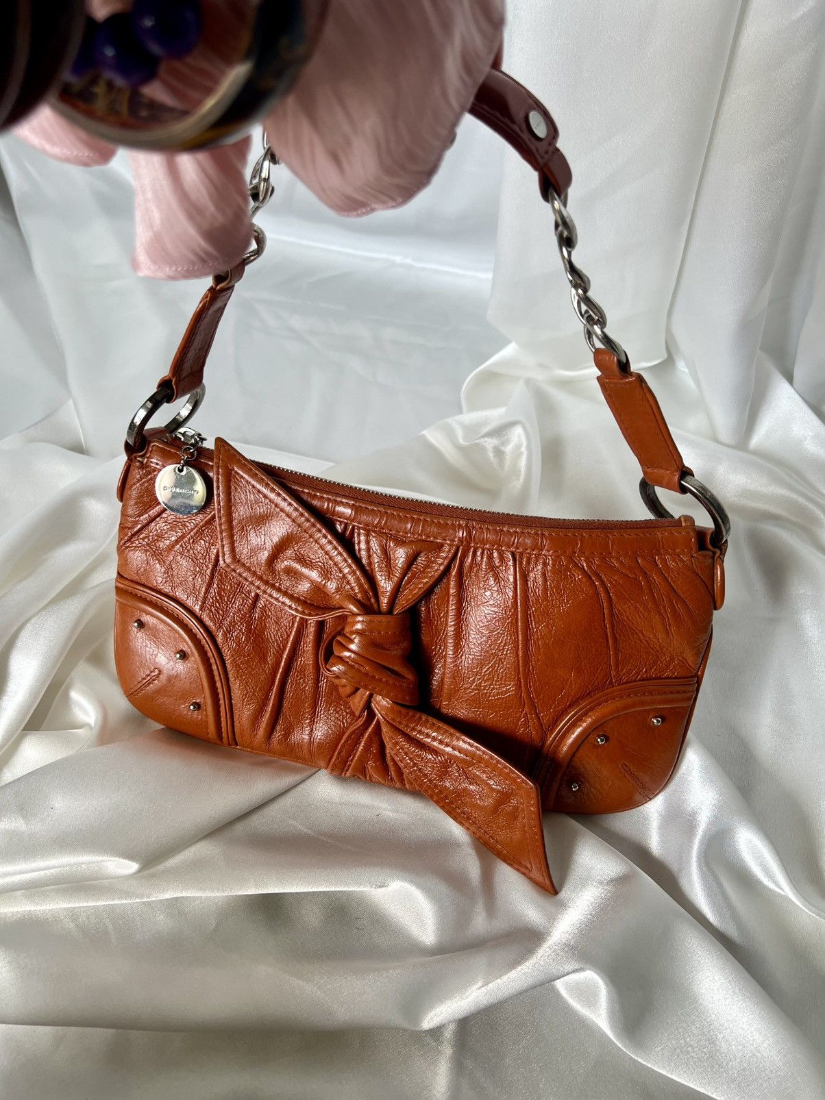Givenchy Givenchy Bow Knot Shoulder Bag – Brownish orange Size ONE SIZE - 17 Thumbnail