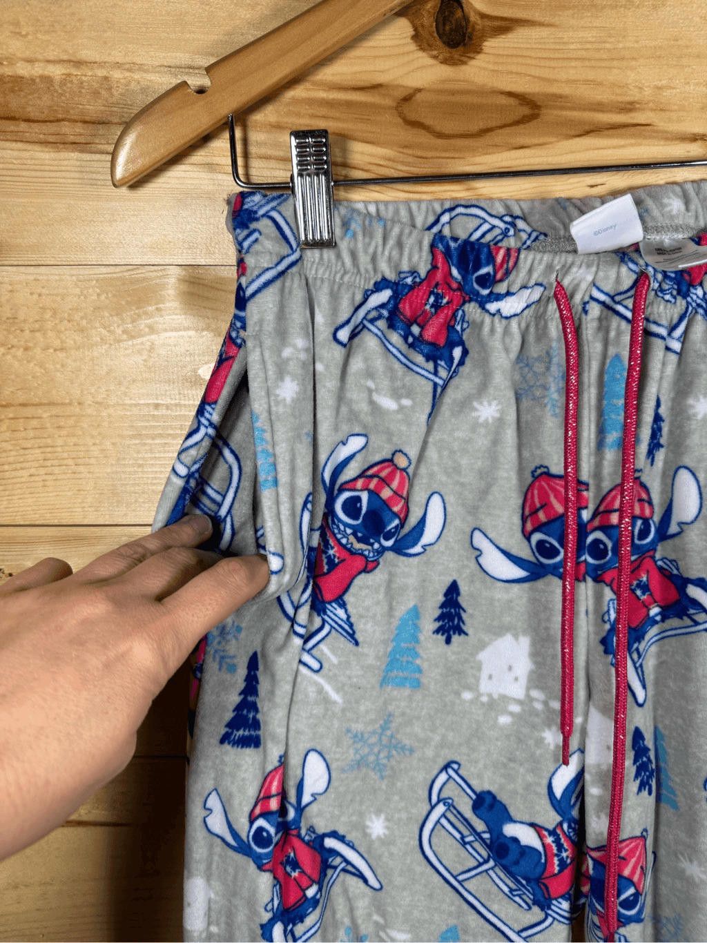 Disney Disney Lilo & Stitch Women's Winter Gray Soft Pajama Jogger Size ONE SIZE - 6 Thumbnail