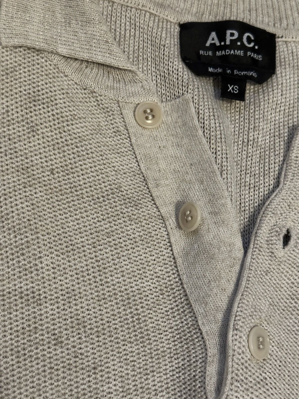 A.P.C. APC Jay Knitted Polo Size US S / EU 44-46 / 1 - 3 Thumbnail