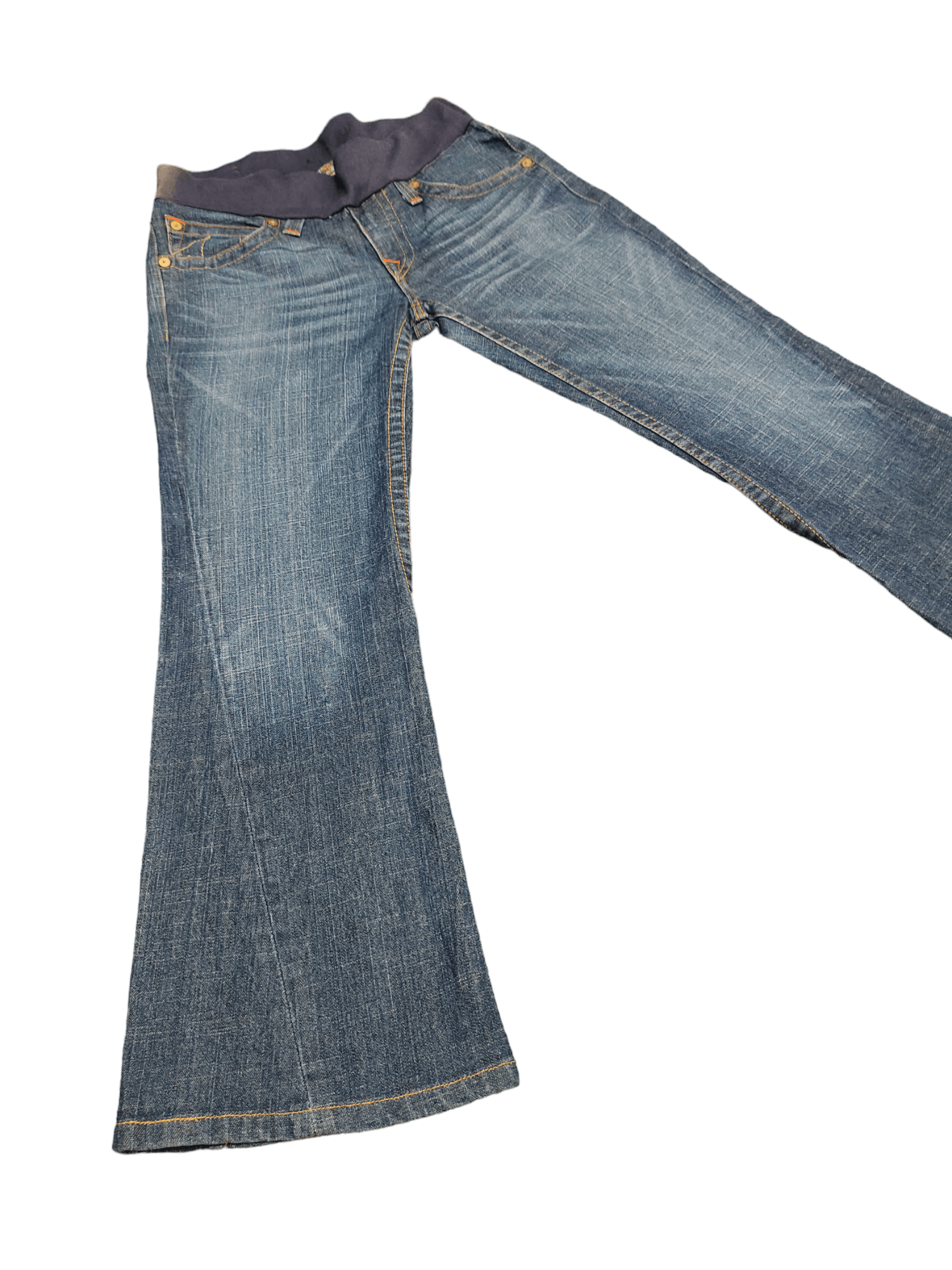 True Religion Flare Jeans True Religion JOEY Wide Leg Denim Boot Cut Size 32" / US 10 / IT 46 - 9 Thumbnail