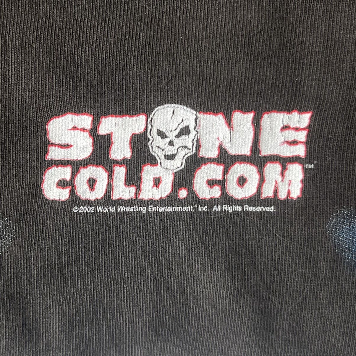 Vintage Vintage 2002 Stone Cold Steve Austin T-Shirt WWE Skull Y2K Size US M / EU 48-50 / 2 - 3 Thumbnail