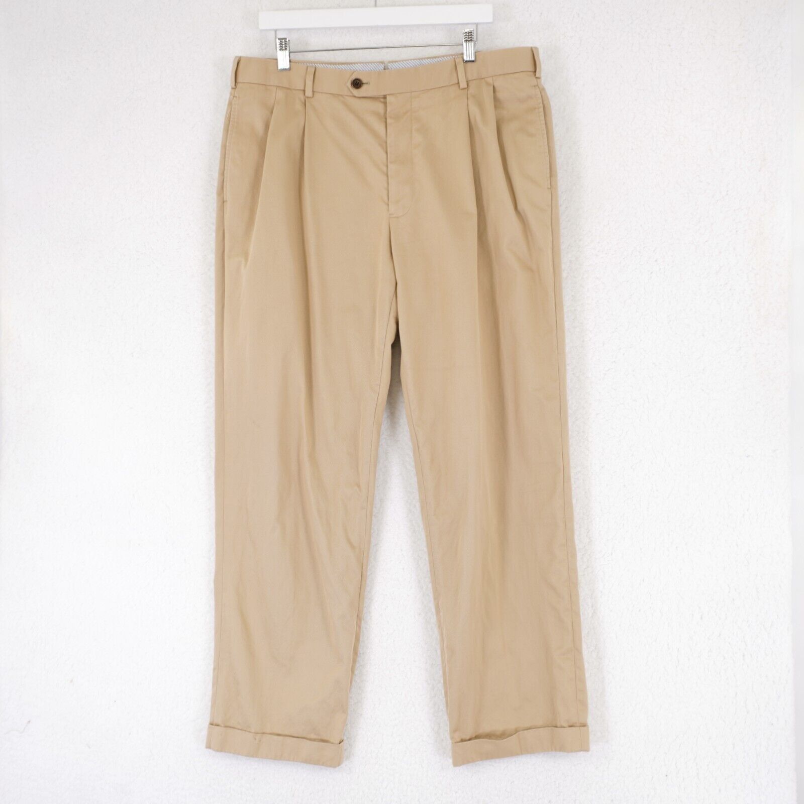 Brooks Brothers Brooks Brothers 1818 Madison Sand Tan 36/31 Chino Pants Mid Size US 36 / EU 52 - 4 Thumbnail