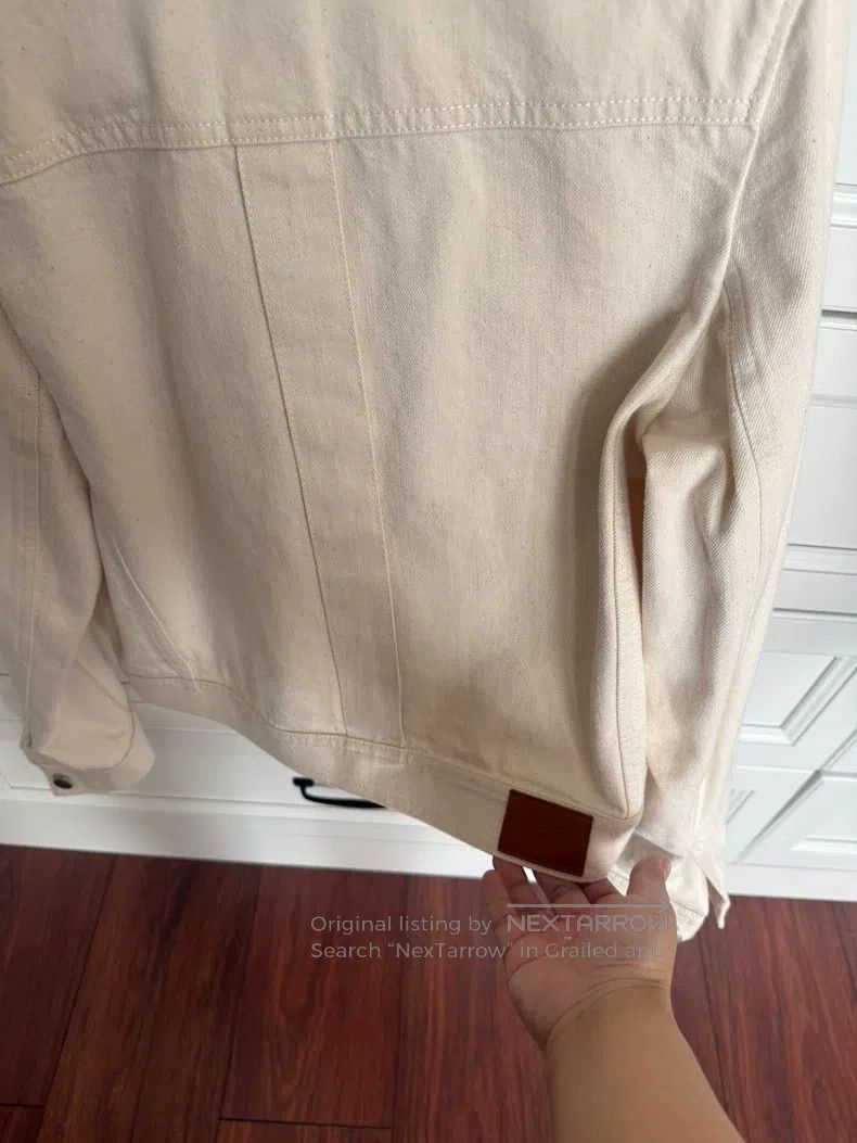 Hermes Hermes White Denim Jacket Size XS / US 0-2 / IT 36-38 - 4 Thumbnail