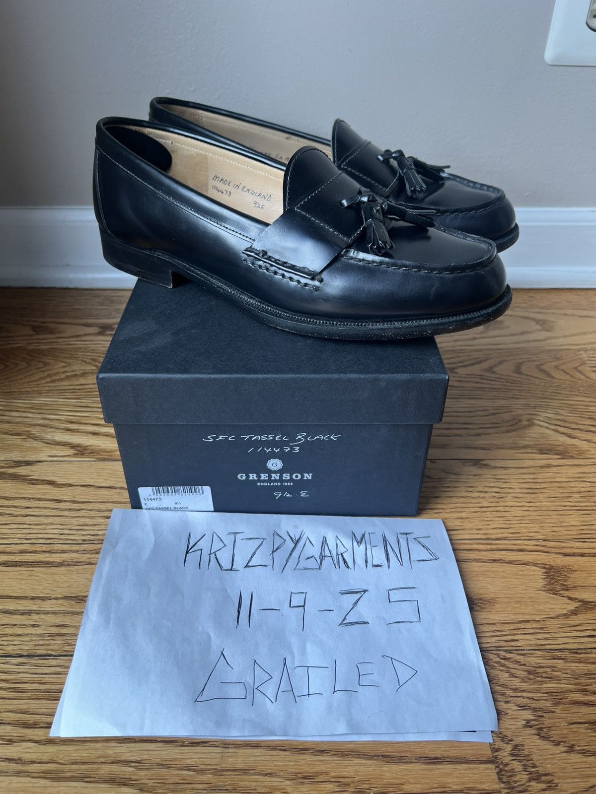 Scott Fraser Collection Scott Fraser Collection Black Tassel Loafer Size US 10.5 / EU 43-44 - 1 Thumbnail
