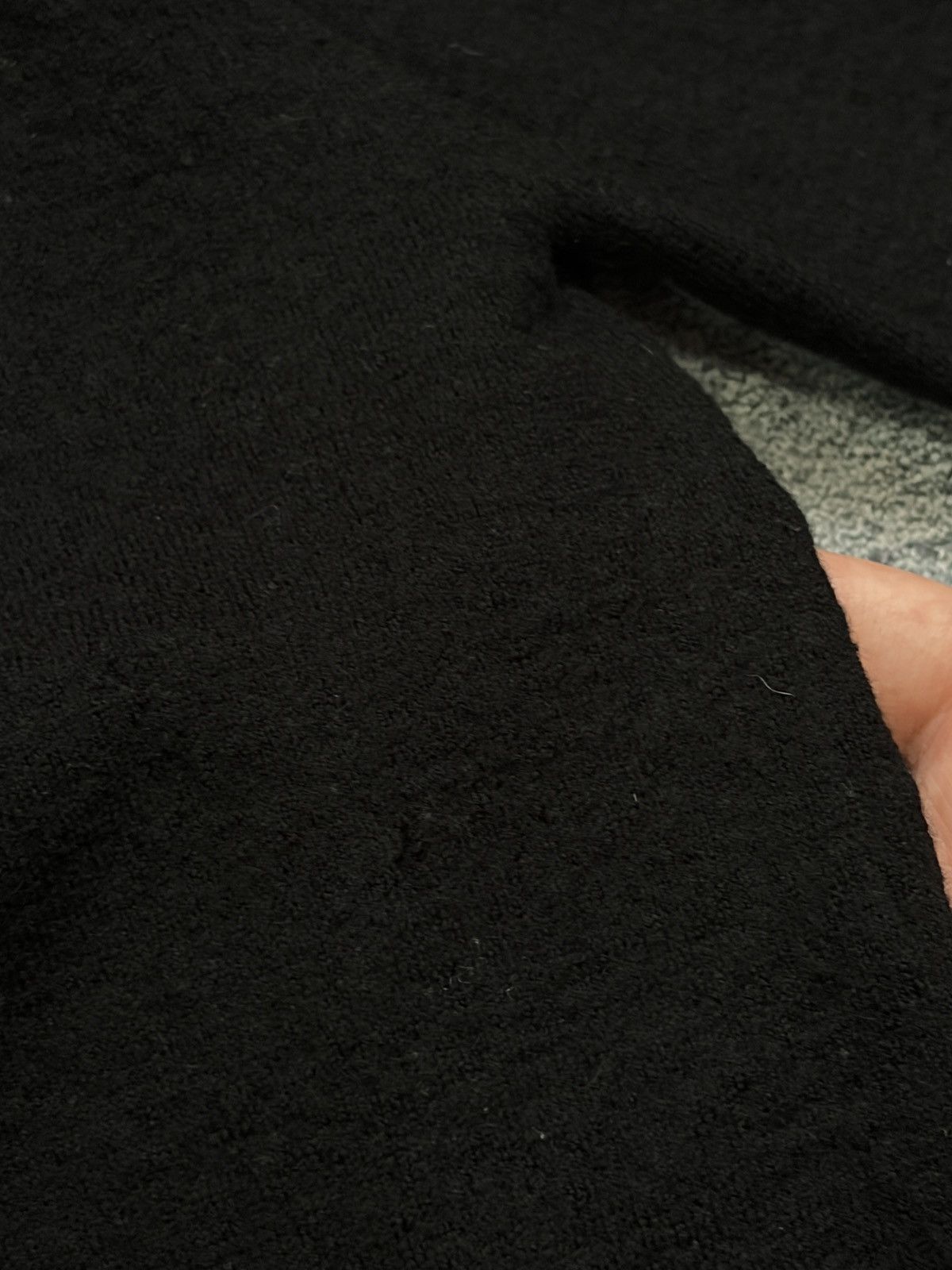 Acne Studios Acne Studios Archive Black Shawl Collar Ribbed Cardigan Size M / US 6-8 / IT 42-44 - 8 Thumbnail