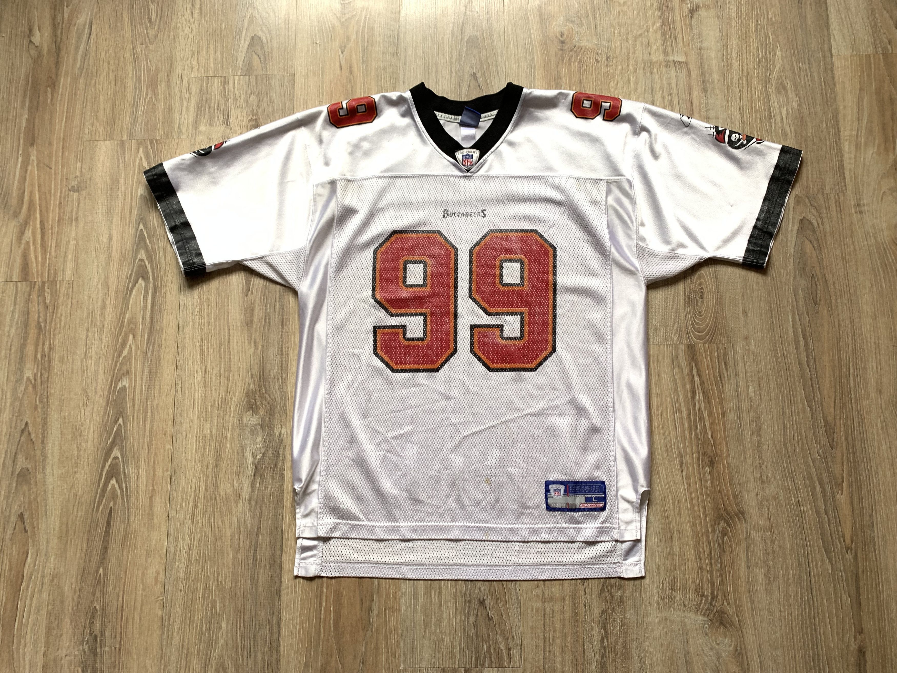 NFL × Reebok × Vintage Reebok NFL Tampa Bay Buccaneers Warren Sapp #99 Jersey Size US L / EU 52-54 / 3 - 1 Thumbnail