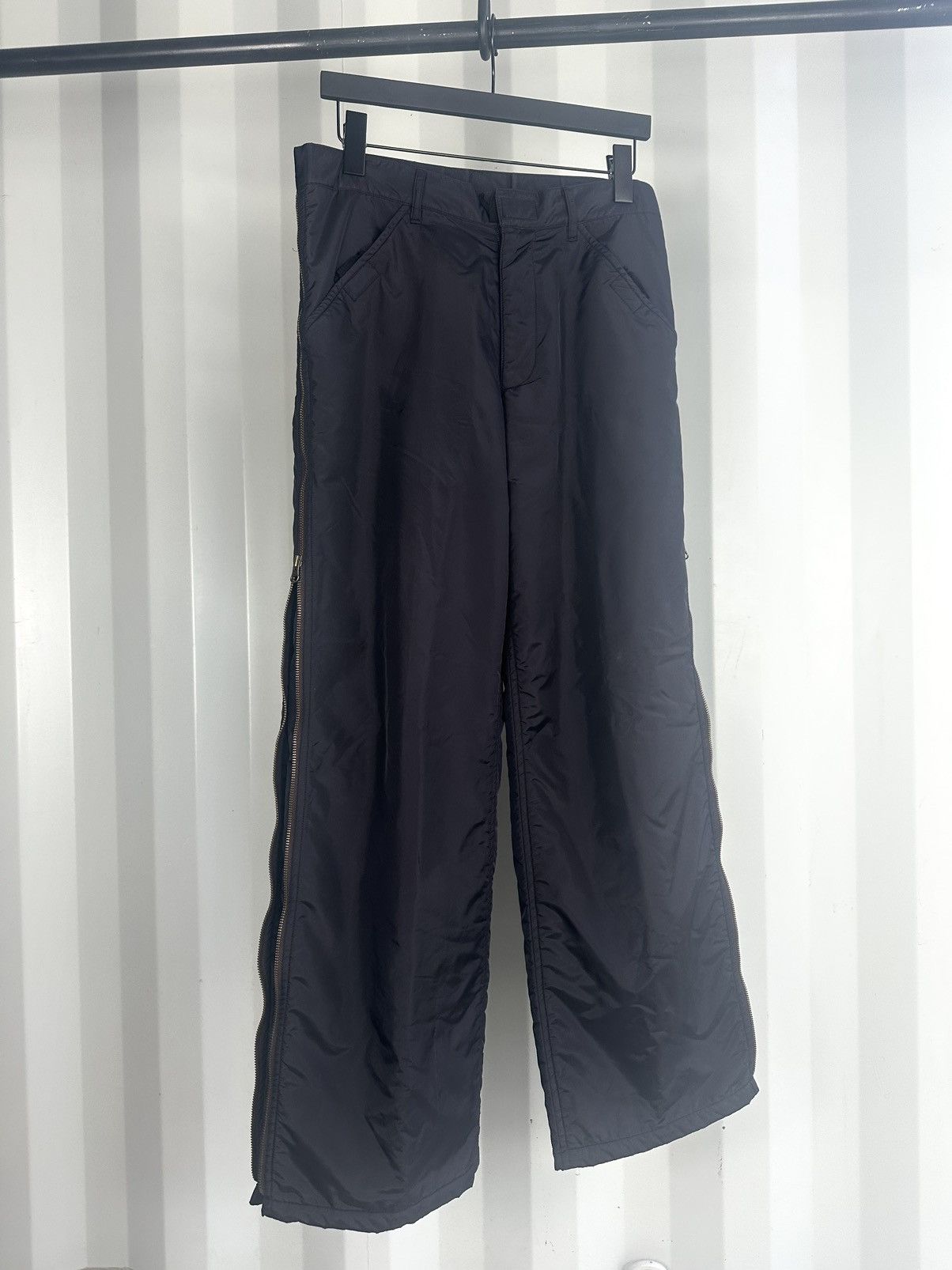 Jean Paul Gaultier Nylon Insulated Side Zip Pants ERD Size US 34 / EU 50 - 1 Thumbnail
