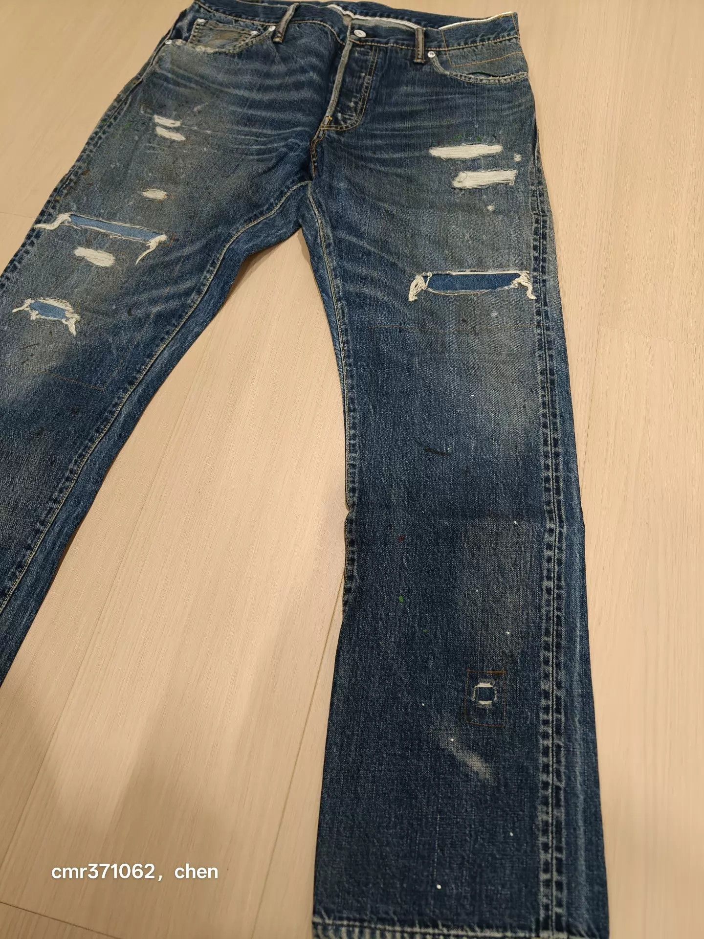 Visvim VISVIM 18AW SOCIAL SCULPTURE DRY4 3 (VIP, Destroyed) Size US 34 / EU 50 - 4 Thumbnail